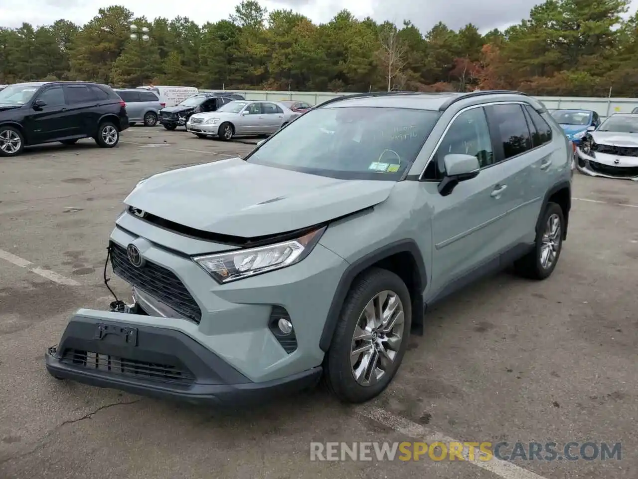 2 Photograph of a damaged car 2T3A1RFV1LW099176 TOYOTA RAV4 2020