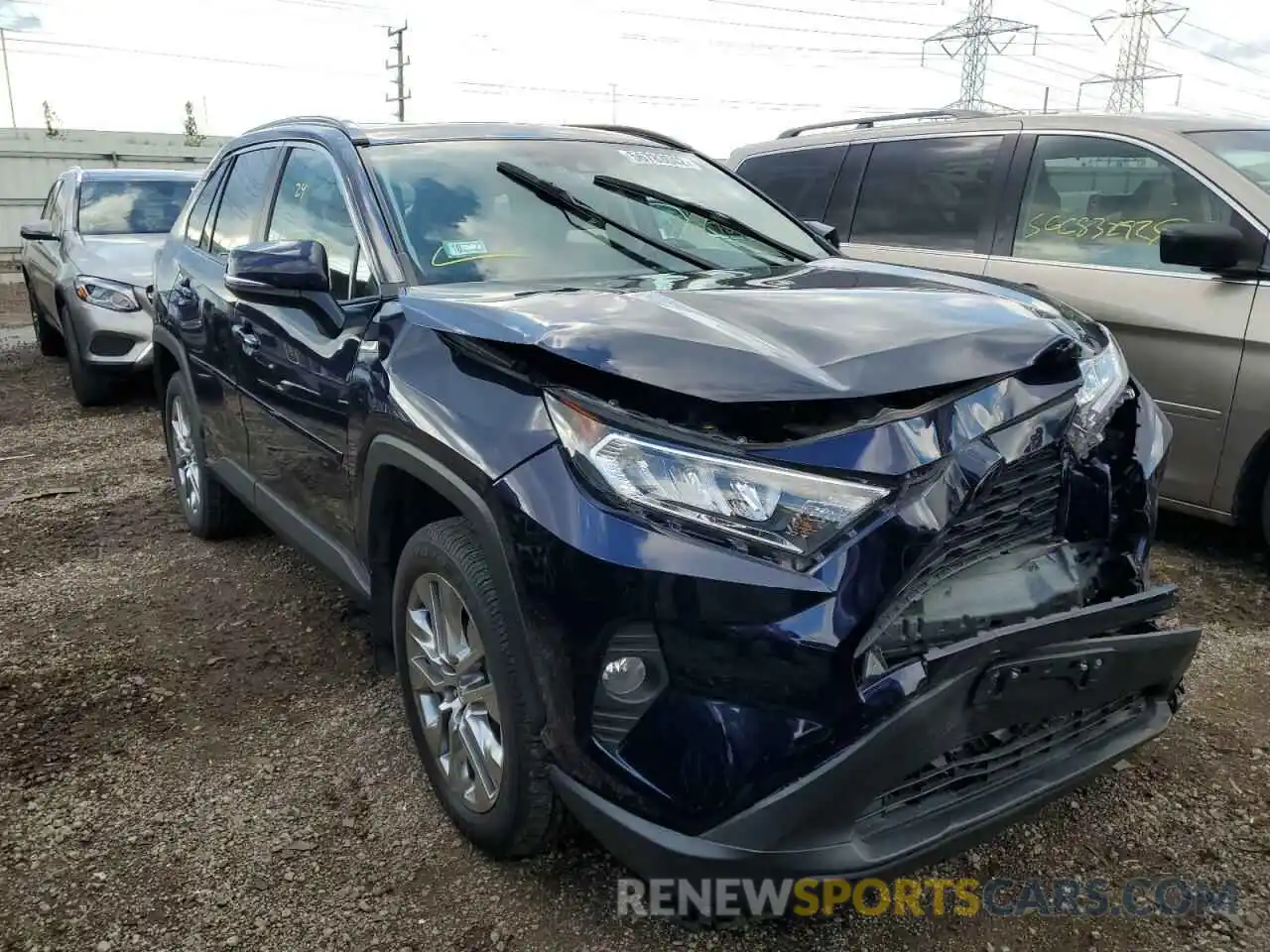 1 Фотография поврежденного автомобиля 2T3A1RFV1LW111438 TOYOTA RAV4 2020