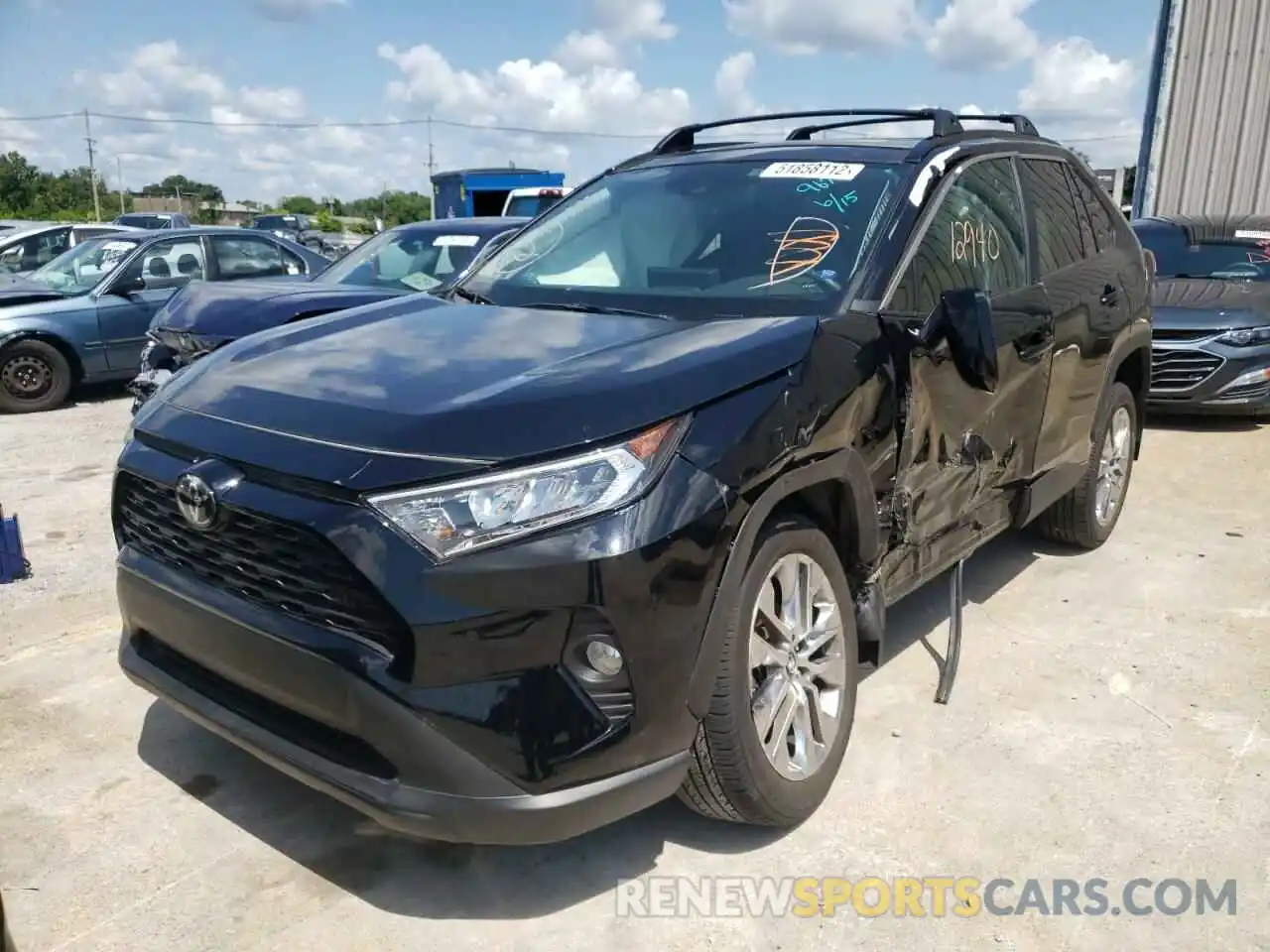 2 Photograph of a damaged car 2T3A1RFV2LC089676 TOYOTA RAV4 2020