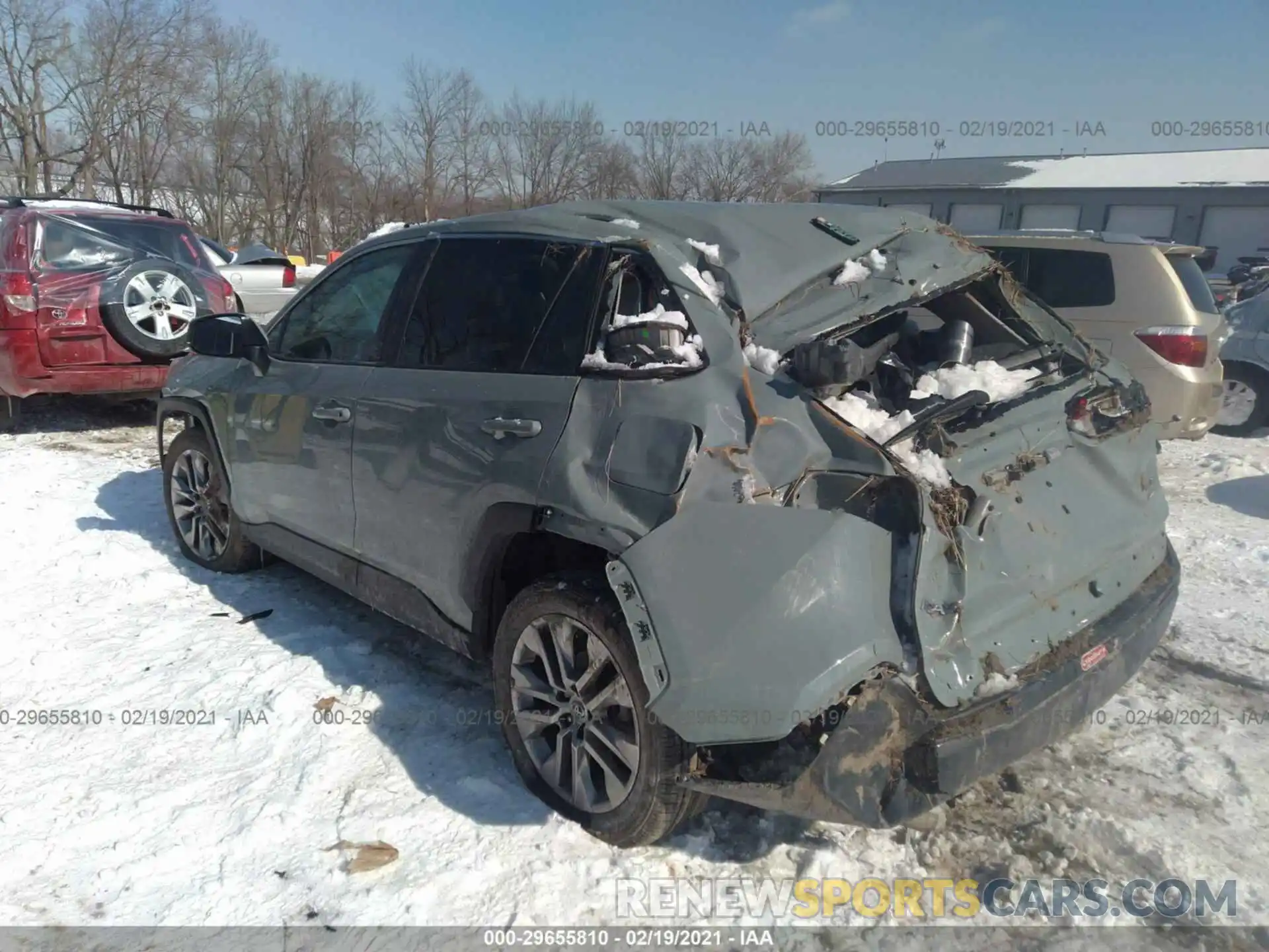 3 Photograph of a damaged car 2T3A1RFV2LW093354 TOYOTA RAV4 2020