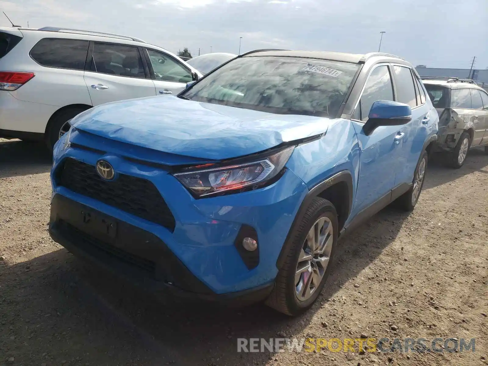 2 Фотография поврежденного автомобиля 2T3A1RFV3LC088973 TOYOTA RAV4 2020