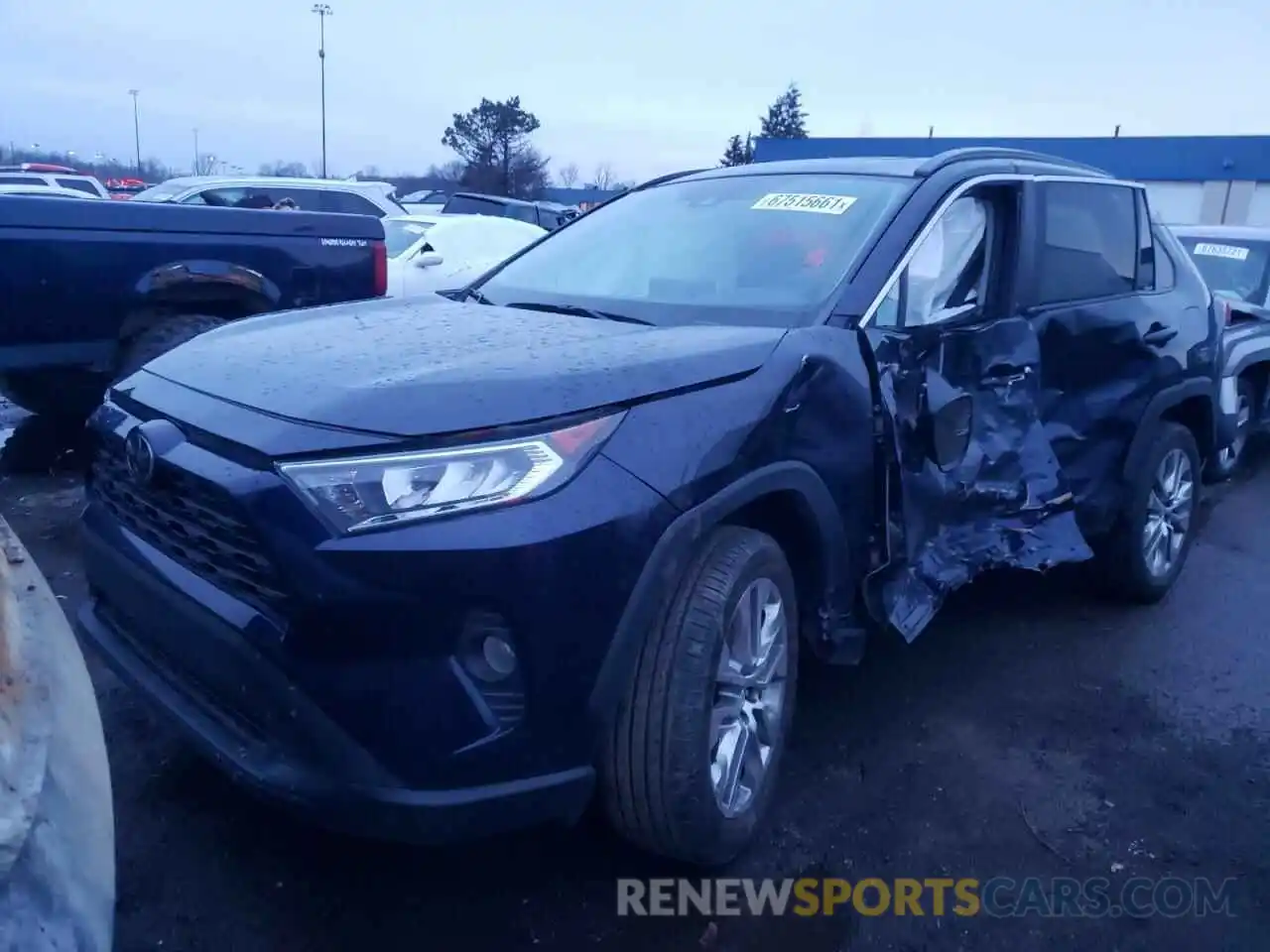 2 Photograph of a damaged car 2T3A1RFV3LC108896 TOYOTA RAV4 2020