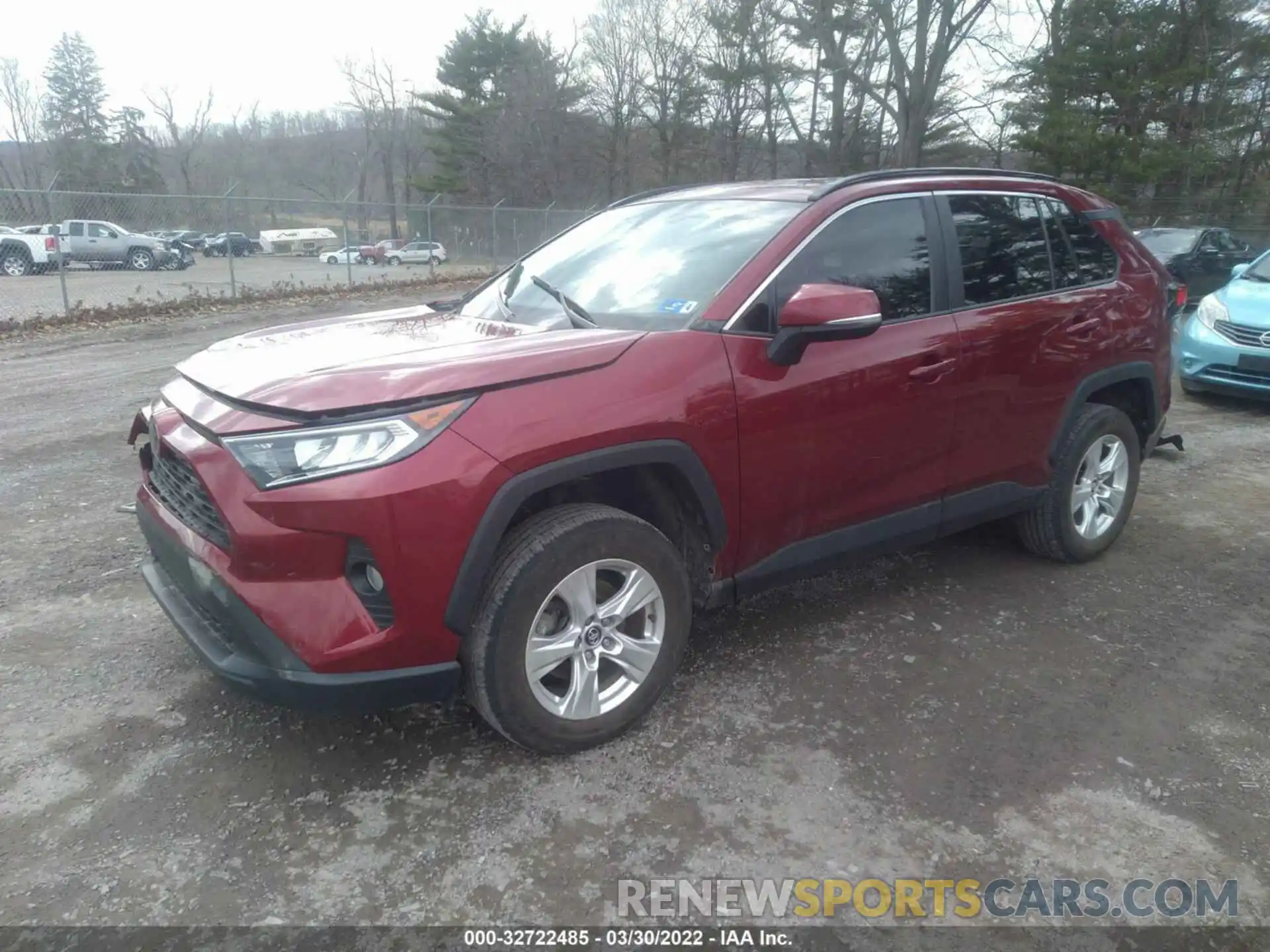 2 Photograph of a damaged car 2T3A1RFV3LW087692 TOYOTA RAV4 2020