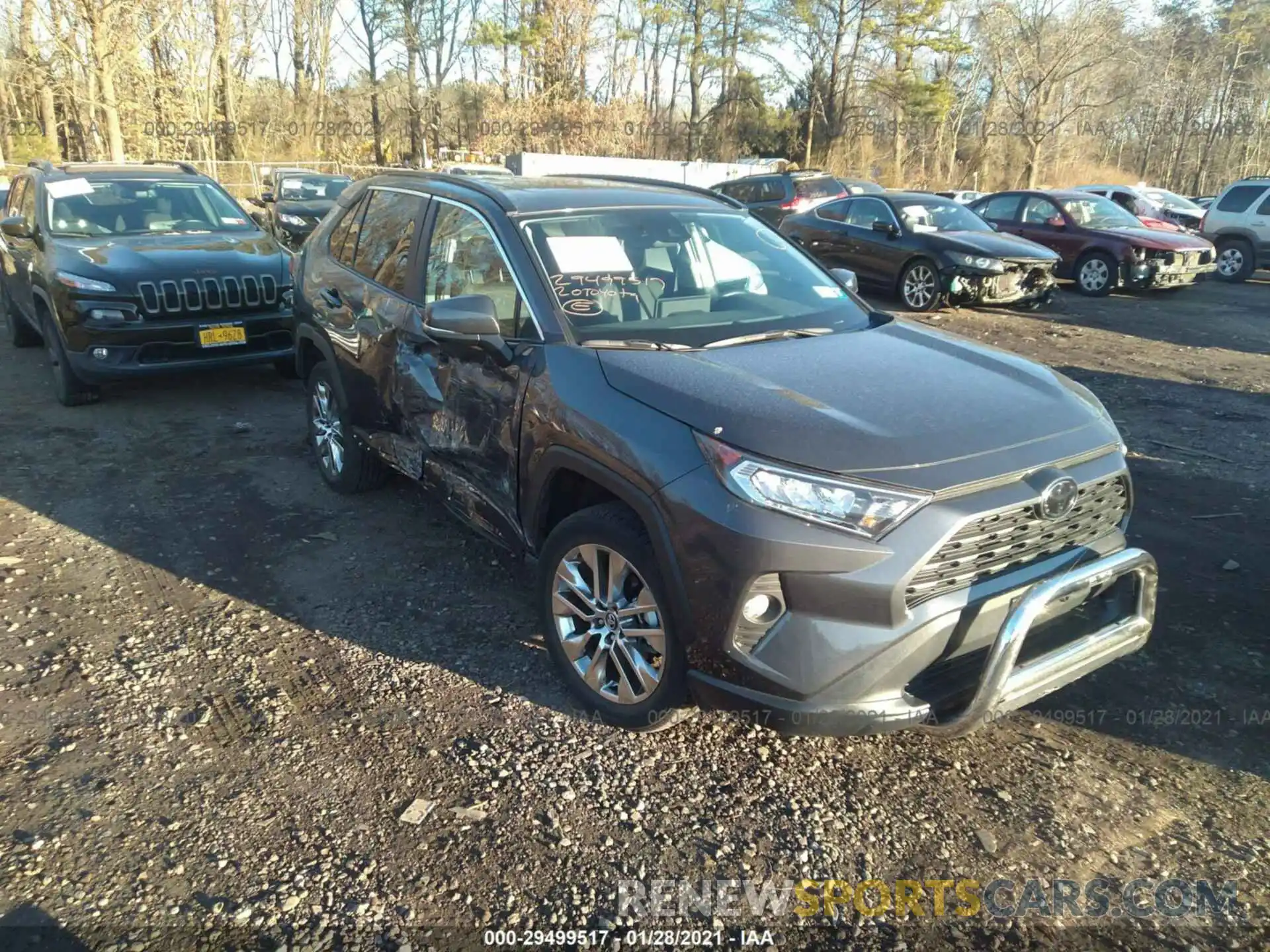 1 Photograph of a damaged car 2T3A1RFV3LW105561 TOYOTA RAV4 2020