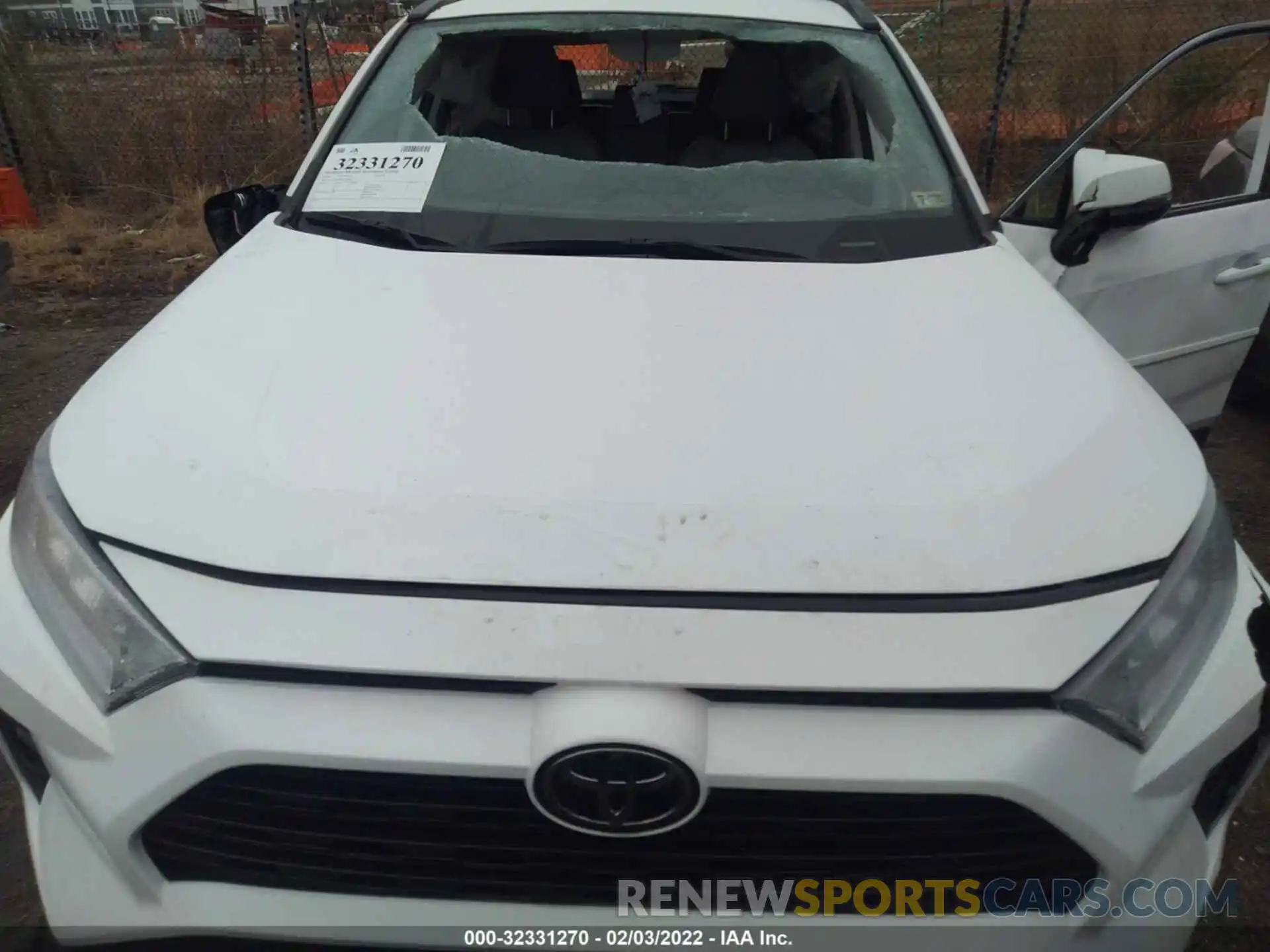 10 Фотография поврежденного автомобиля 2T3A1RFV3LW117306 TOYOTA RAV4 2020