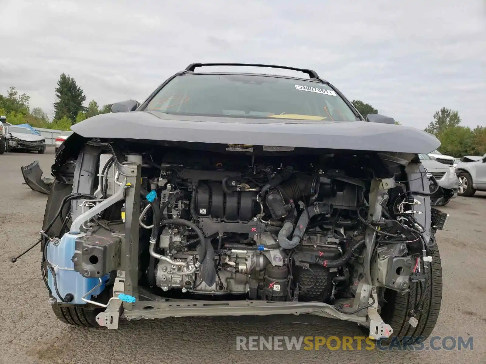 9 Photograph of a damaged car 2T3A1RFV4LC106851 TOYOTA RAV4 2020