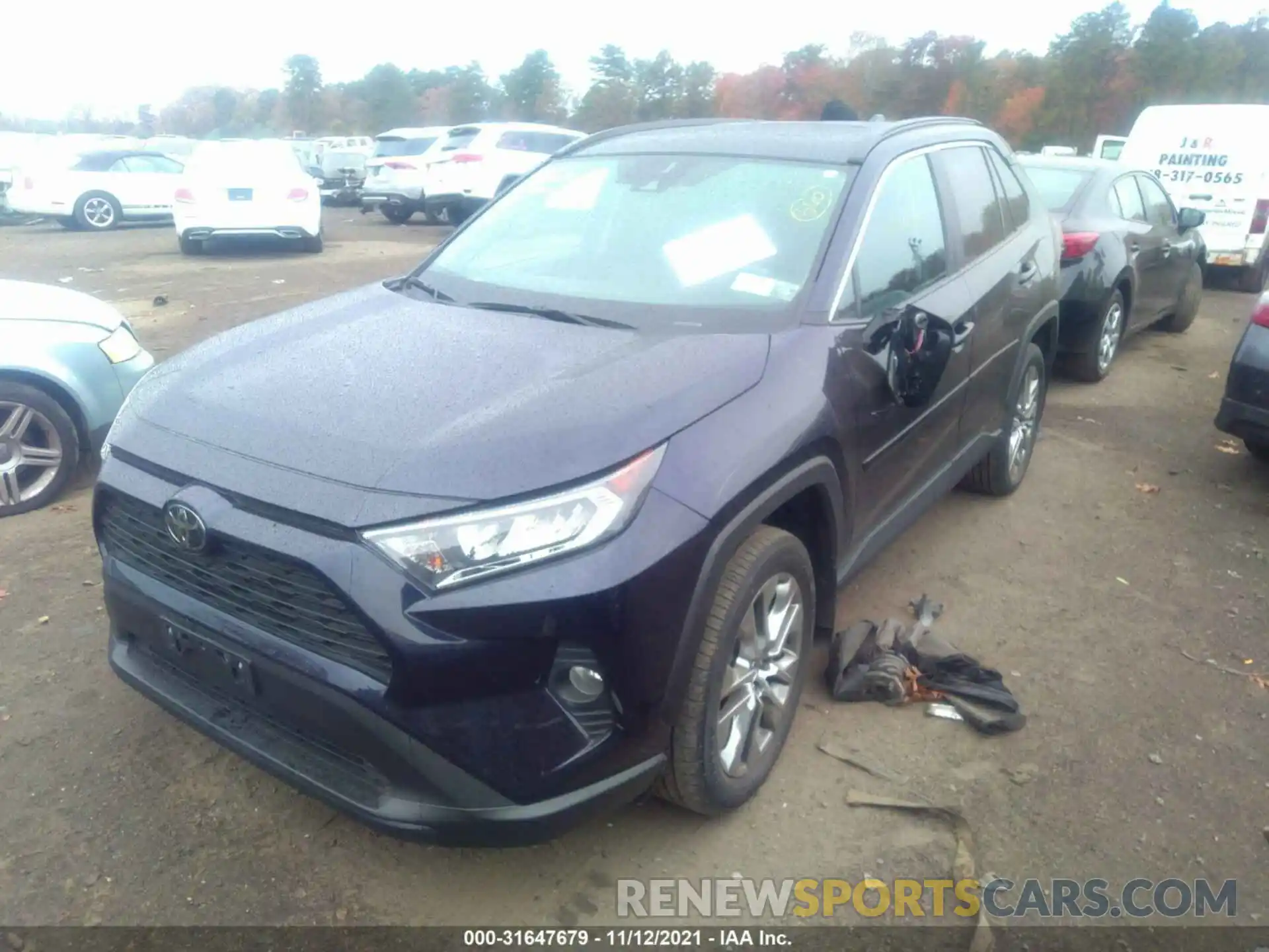 2 Photograph of a damaged car 2T3A1RFV4LW102720 TOYOTA RAV4 2020