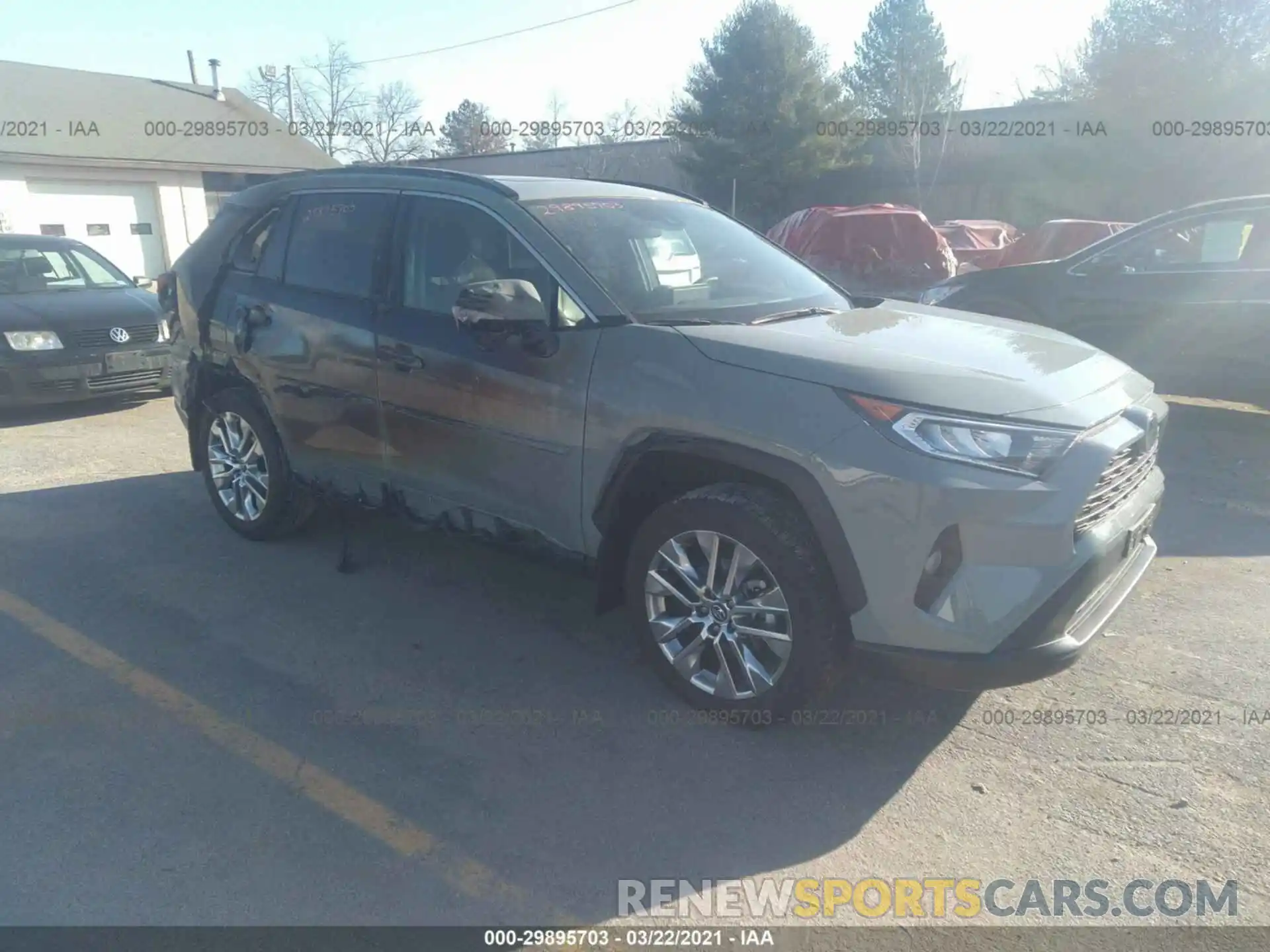 1 Photograph of a damaged car 2T3A1RFV4LW103608 TOYOTA RAV4 2020