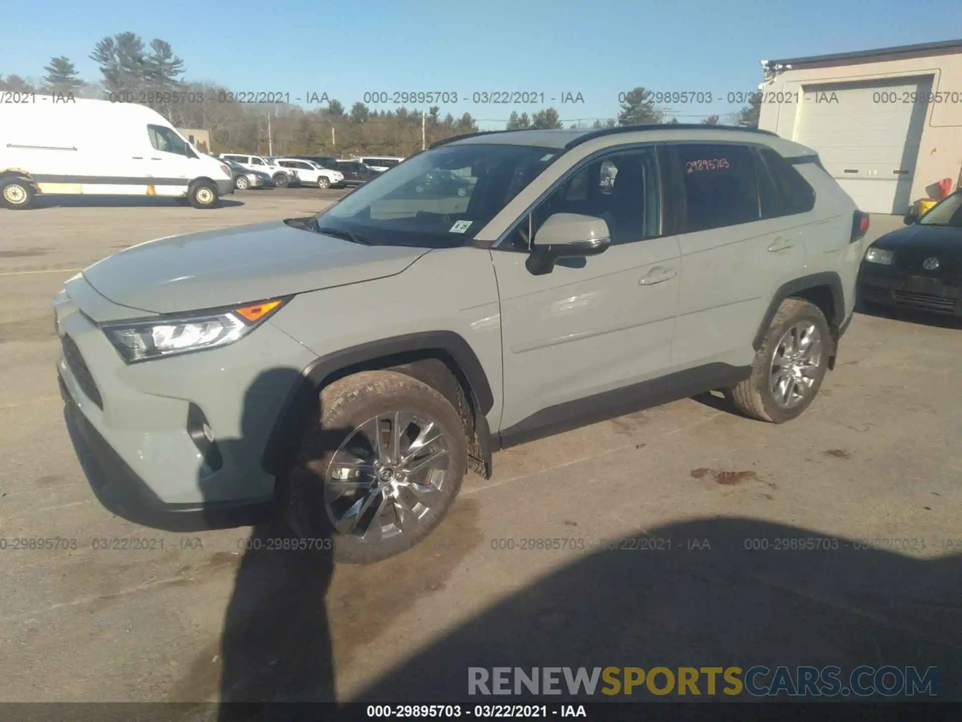 2 Photograph of a damaged car 2T3A1RFV4LW103608 TOYOTA RAV4 2020