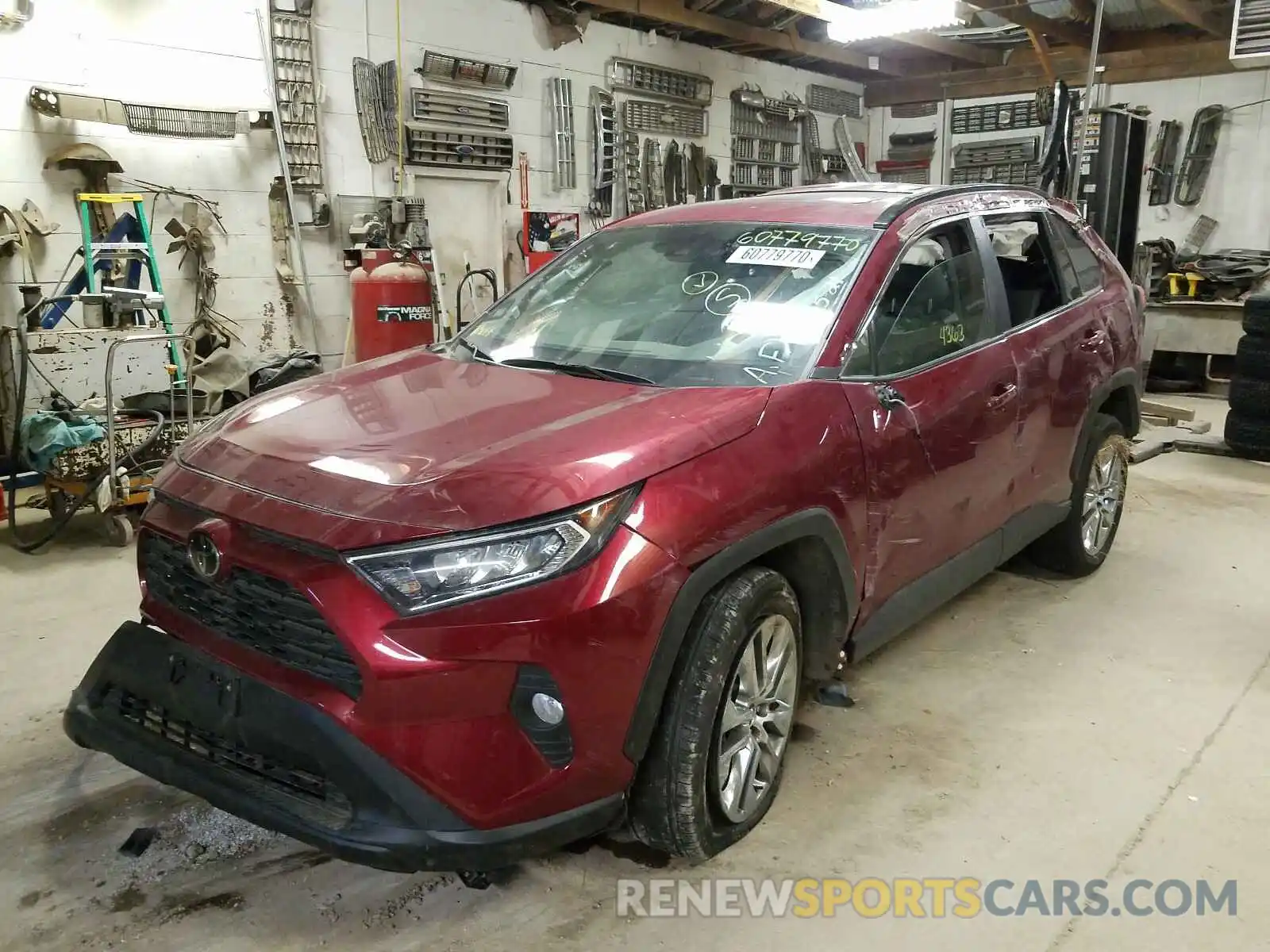 2 Фотография поврежденного автомобиля 2T3A1RFV4LW118576 TOYOTA RAV4 2020