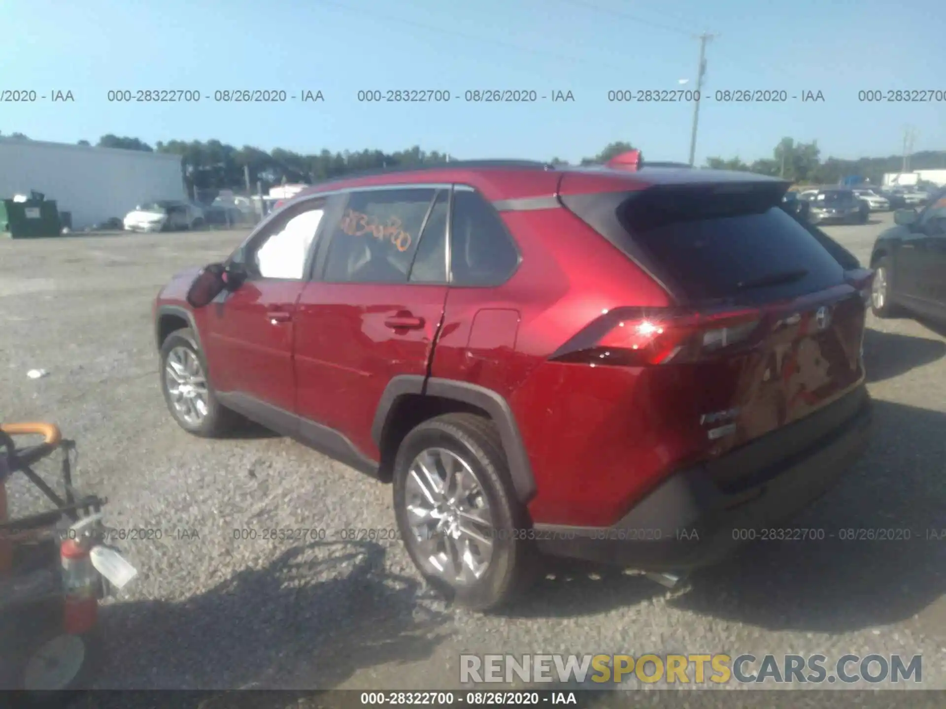 3 Photograph of a damaged car 2T3A1RFV4LW121283 TOYOTA RAV4 2020