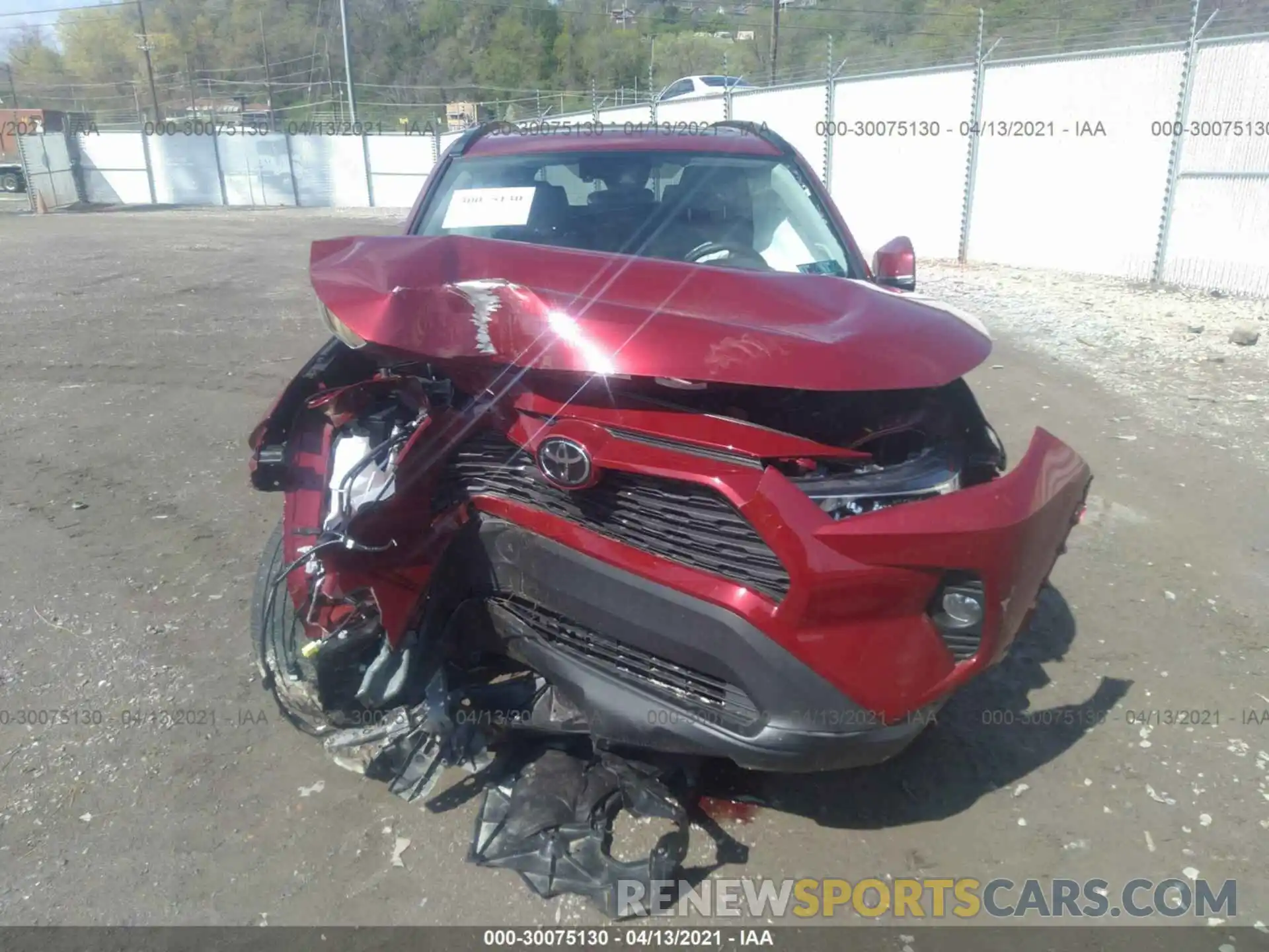 6 Фотография поврежденного автомобиля 2T3A1RFV5LC124176 TOYOTA RAV4 2020