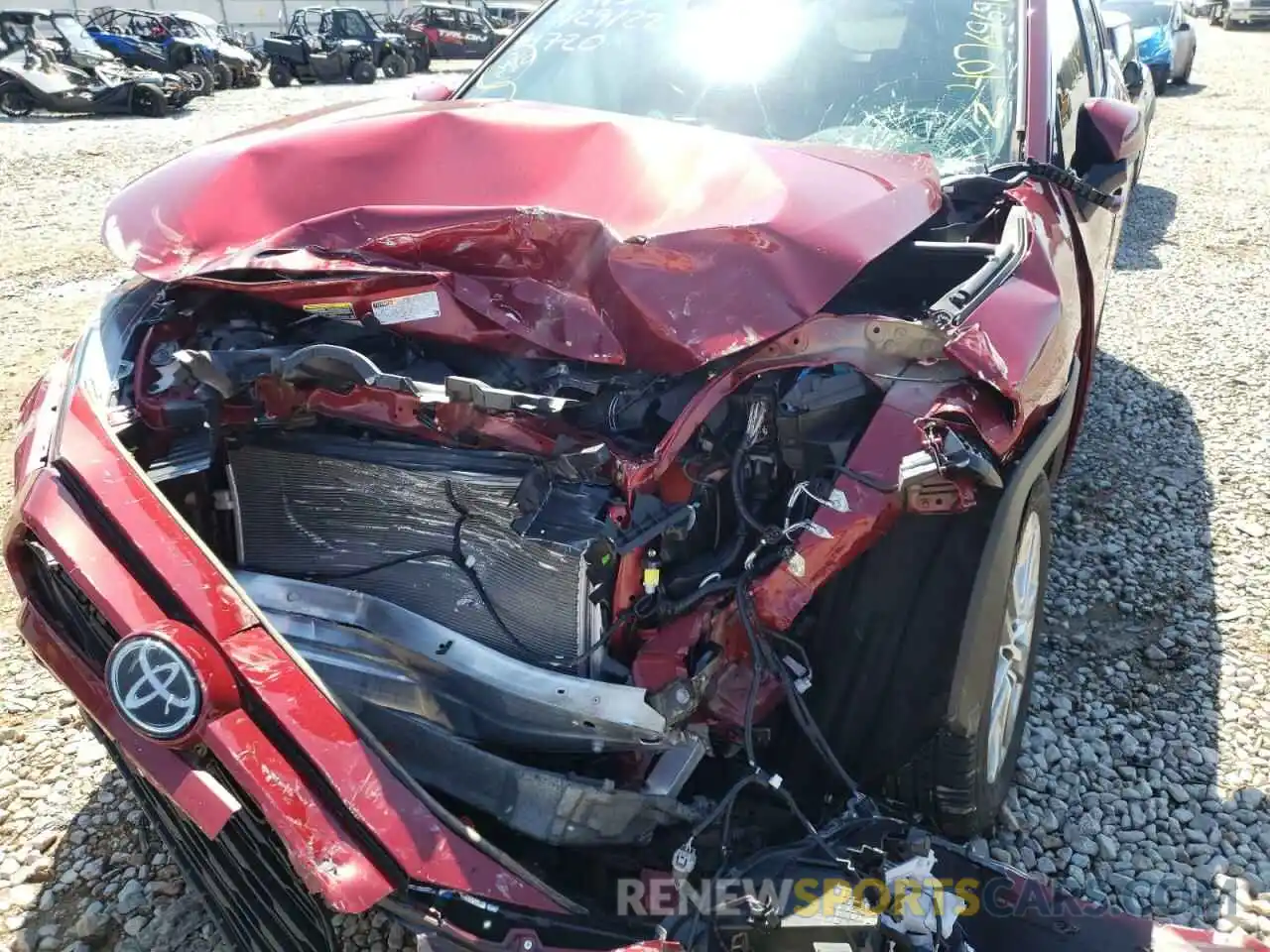 9 Photograph of a damaged car 2T3A1RFV5LC138644 TOYOTA RAV4 2020