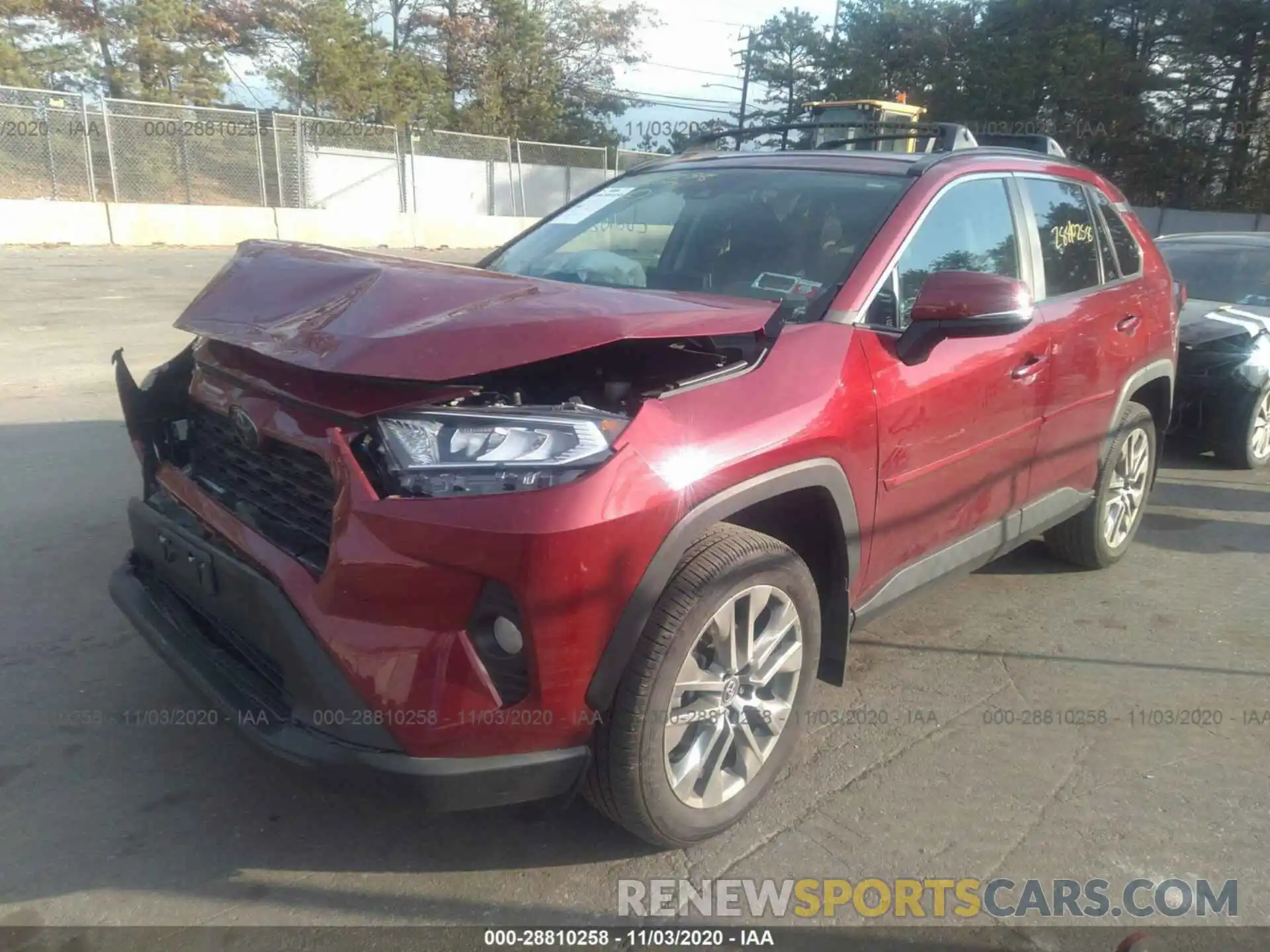 2 Photograph of a damaged car 2T3A1RFV6LC070225 TOYOTA RAV4 2020