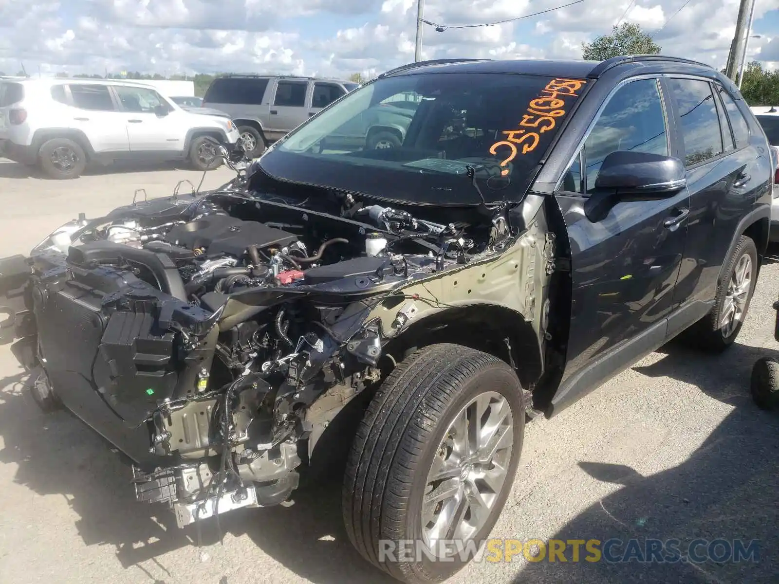 2 Photograph of a damaged car 2T3A1RFV6LC077952 TOYOTA RAV4 2020