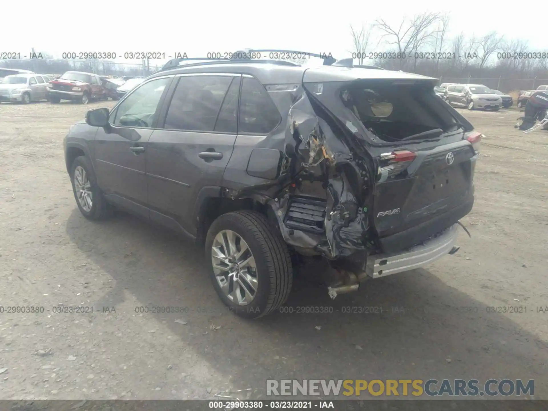 3 Photograph of a damaged car 2T3A1RFV6LC123229 TOYOTA RAV4 2020