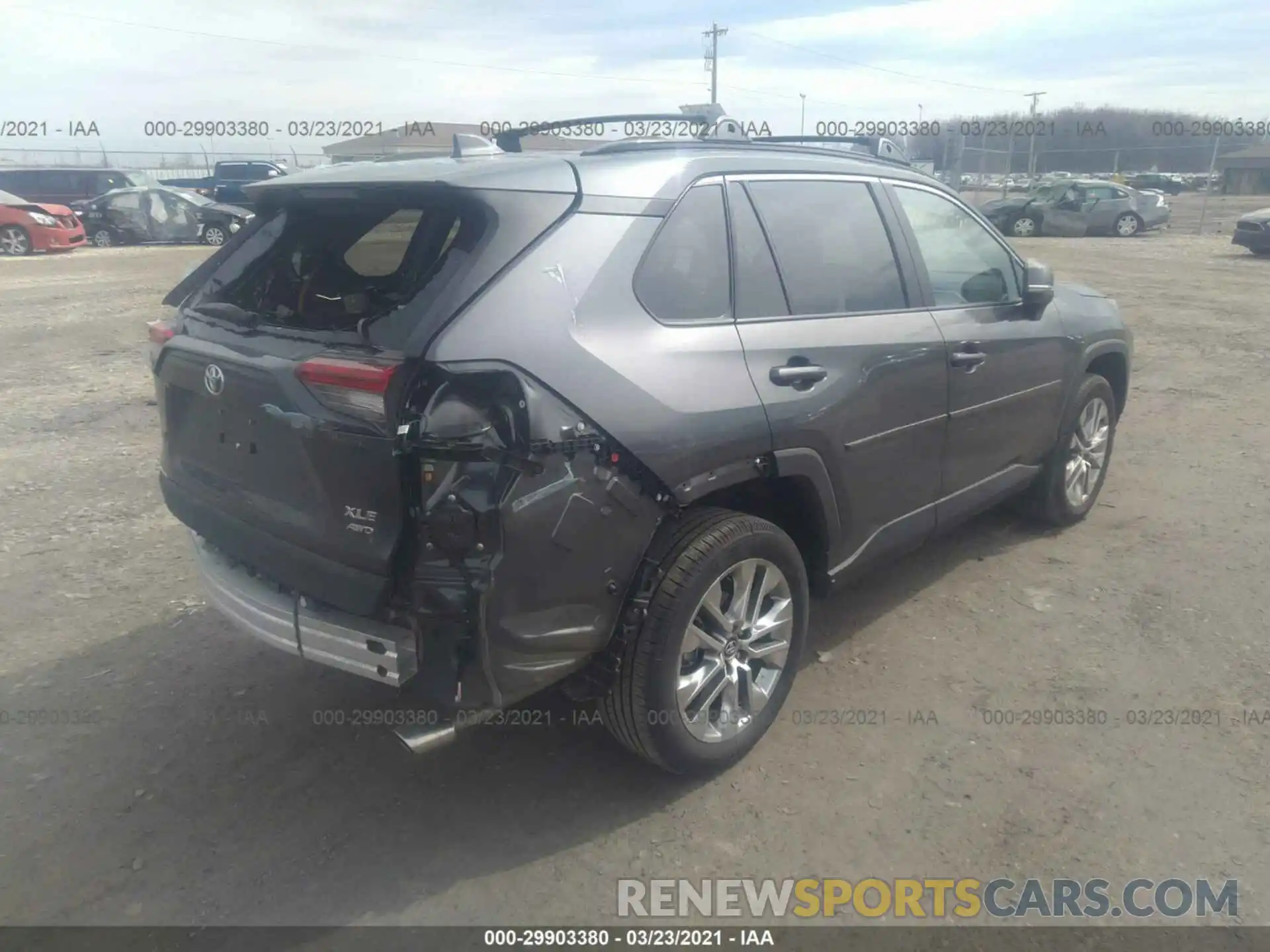 4 Photograph of a damaged car 2T3A1RFV6LC123229 TOYOTA RAV4 2020