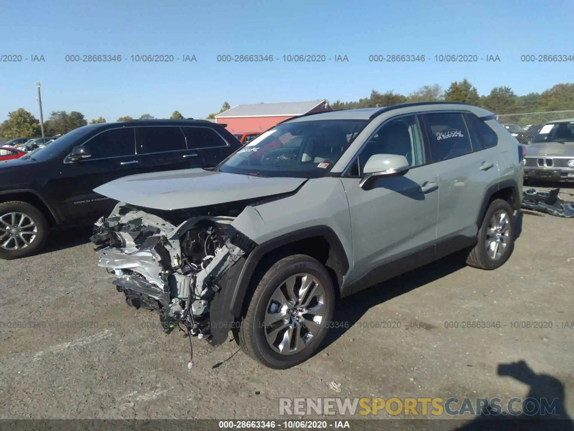 2 Photograph of a damaged car 2T3A1RFV6LC130228 TOYOTA RAV4 2020