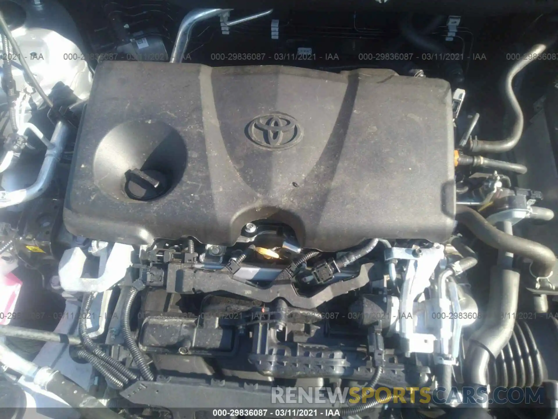 10 Фотография поврежденного автомобиля 2T3A1RFV6LW131393 TOYOTA RAV4 2020