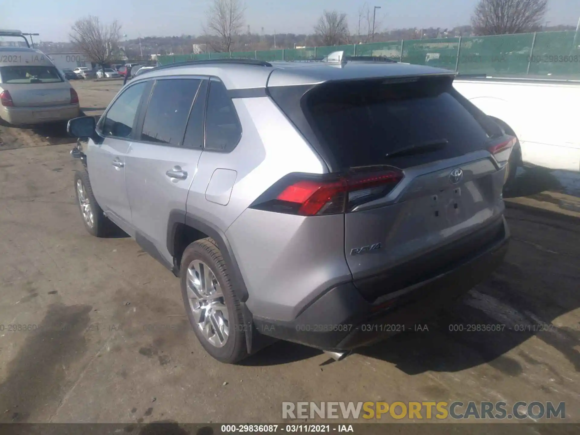 3 Photograph of a damaged car 2T3A1RFV6LW131393 TOYOTA RAV4 2020