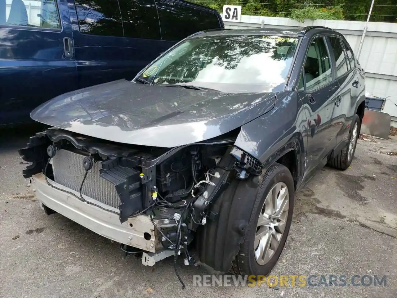 2 Photograph of a damaged car 2T3A1RFV6LW137128 TOYOTA RAV4 2020