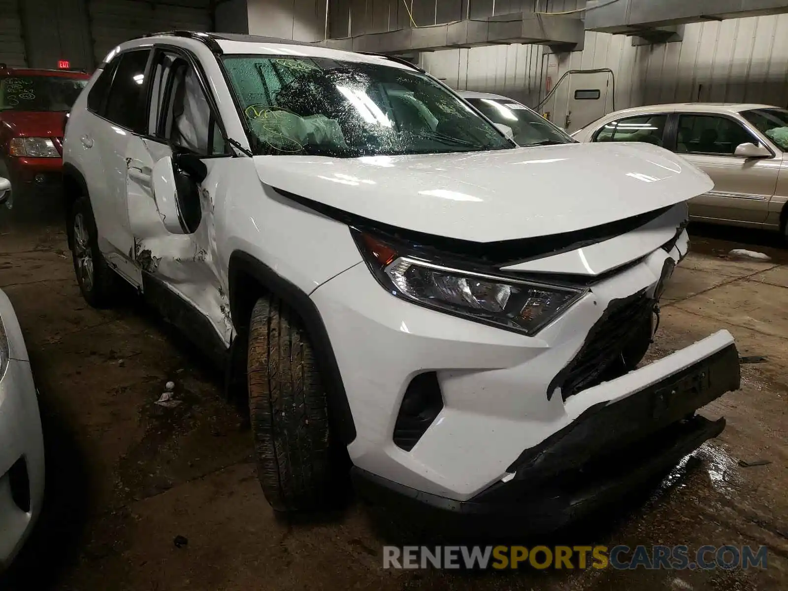 1 Photograph of a damaged car 2T3A1RFV7LW103487 TOYOTA RAV4 2020