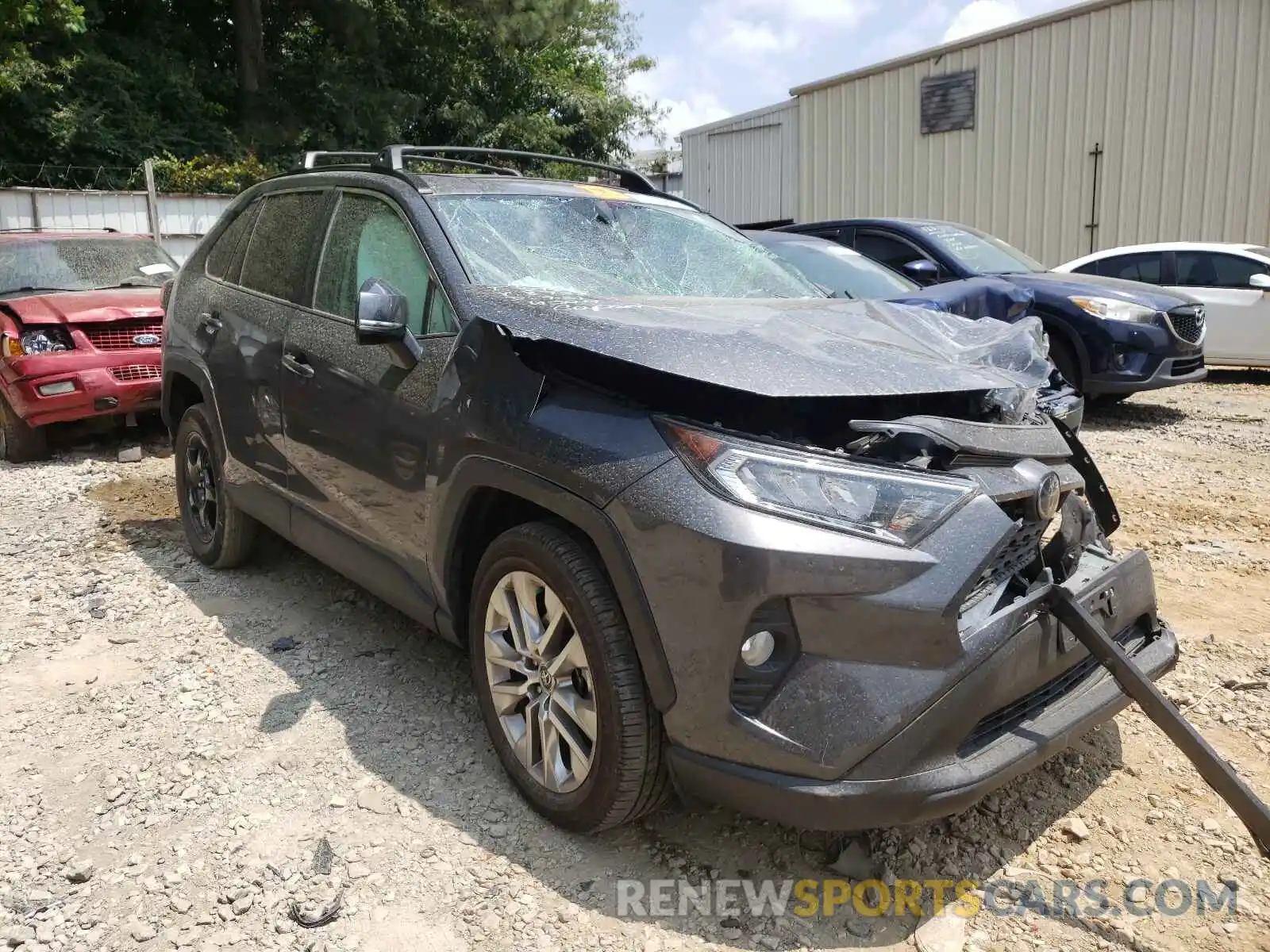 1 Photograph of a damaged car 2T3A1RFV7LW108737 TOYOTA RAV4 2020