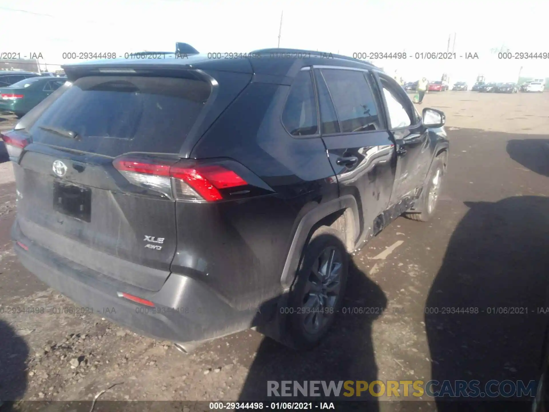 4 Фотография поврежденного автомобиля 2T3A1RFV7LW110861 TOYOTA RAV4 2020