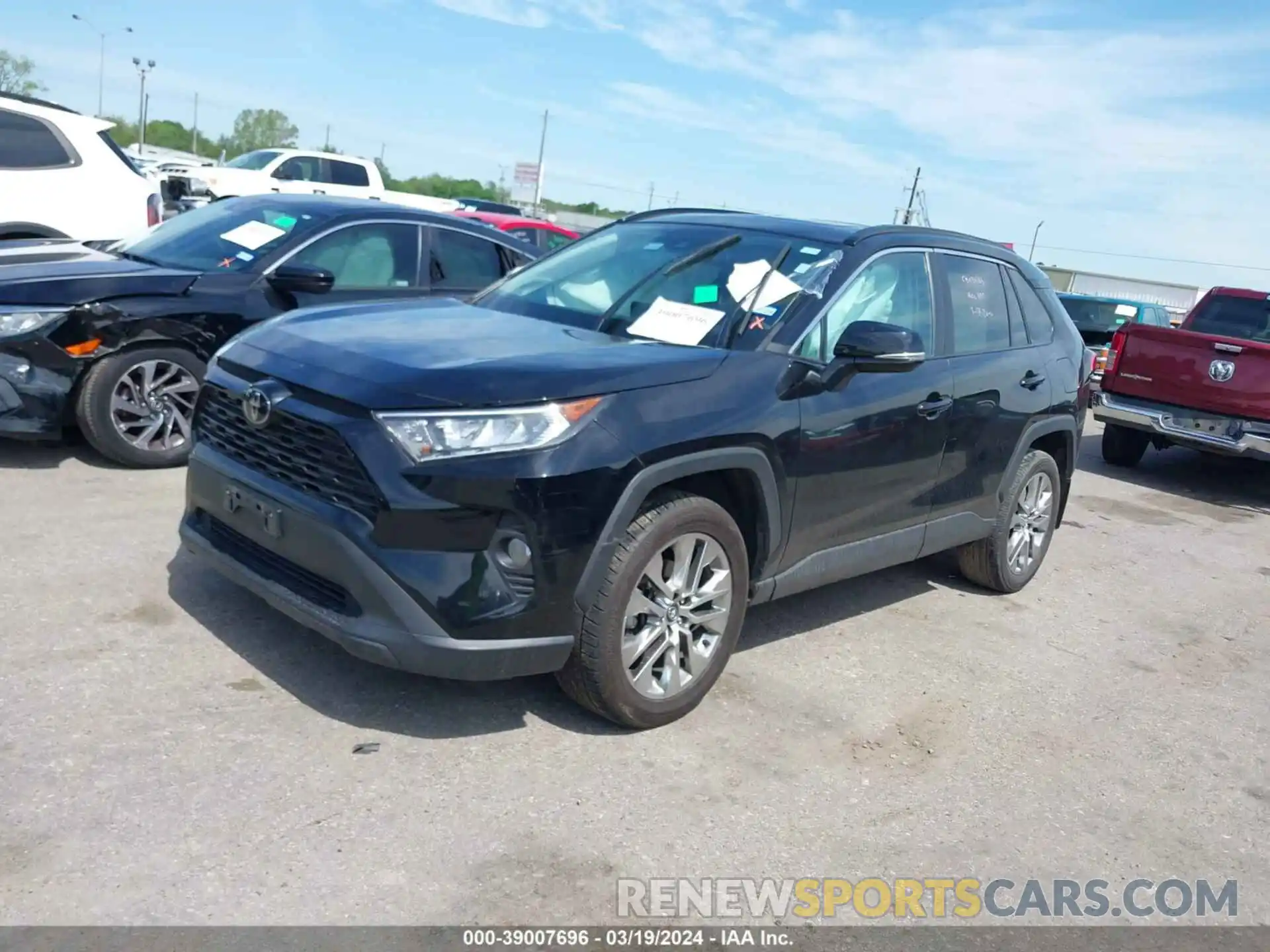 2 Фотография поврежденного автомобиля 2T3A1RFV7LW133539 TOYOTA RAV4 2020