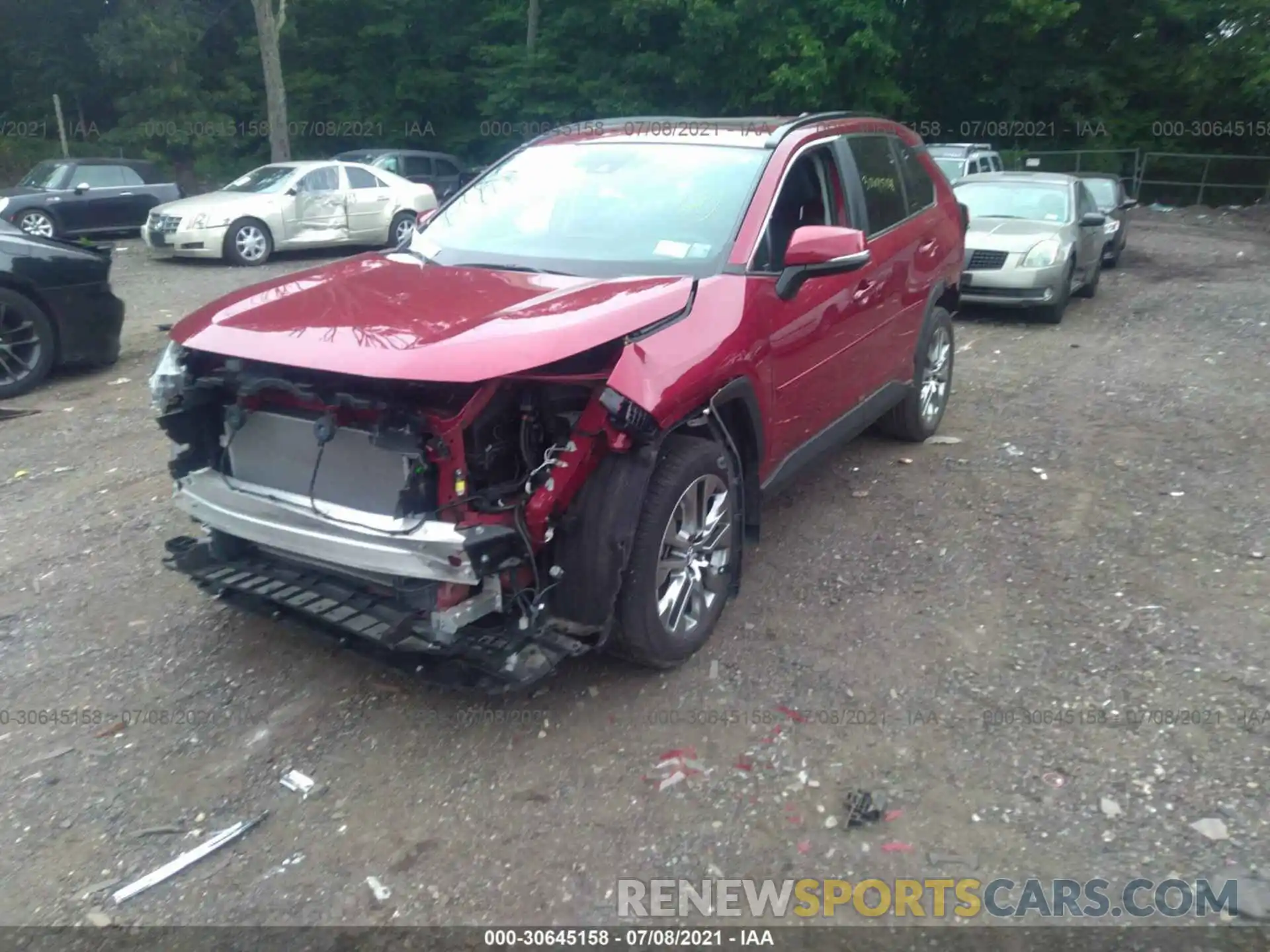 6 Photograph of a damaged car 2T3A1RFV8LC074518 TOYOTA RAV4 2020