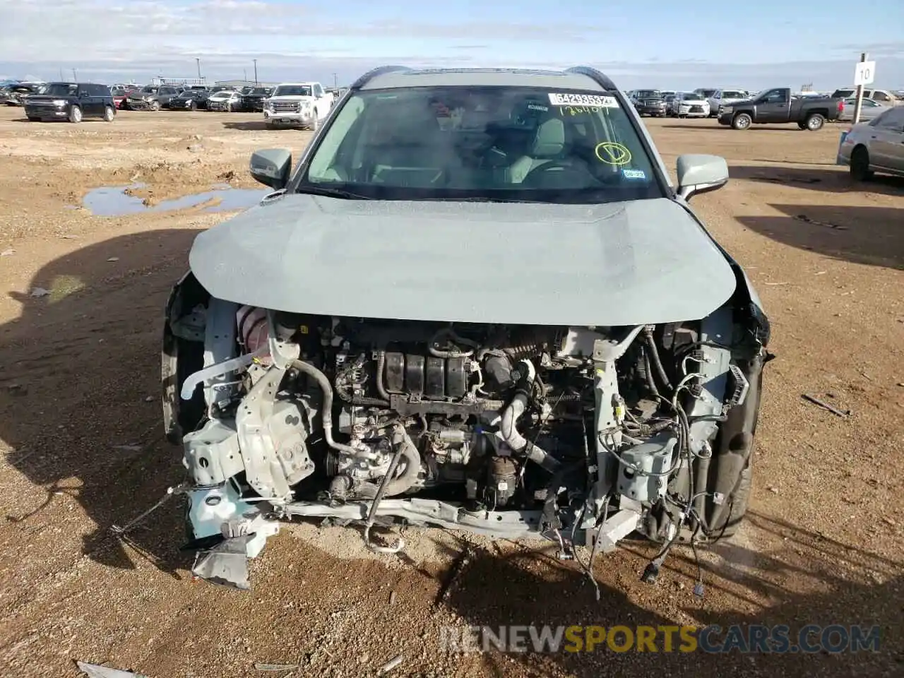 9 Photograph of a damaged car 2T3A1RFV8LC126407 TOYOTA RAV4 2020