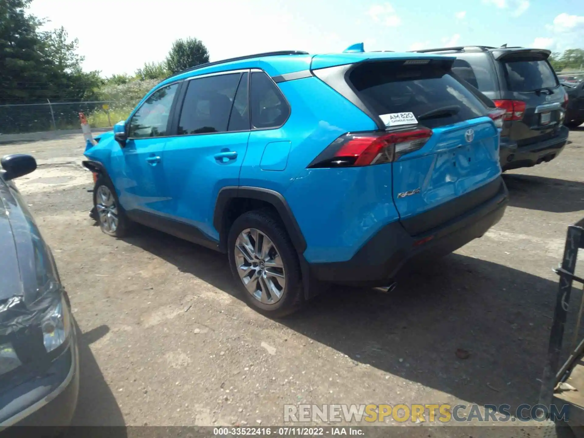 3 Фотография поврежденного автомобиля 2T3A1RFV8LC133325 TOYOTA RAV4 2020