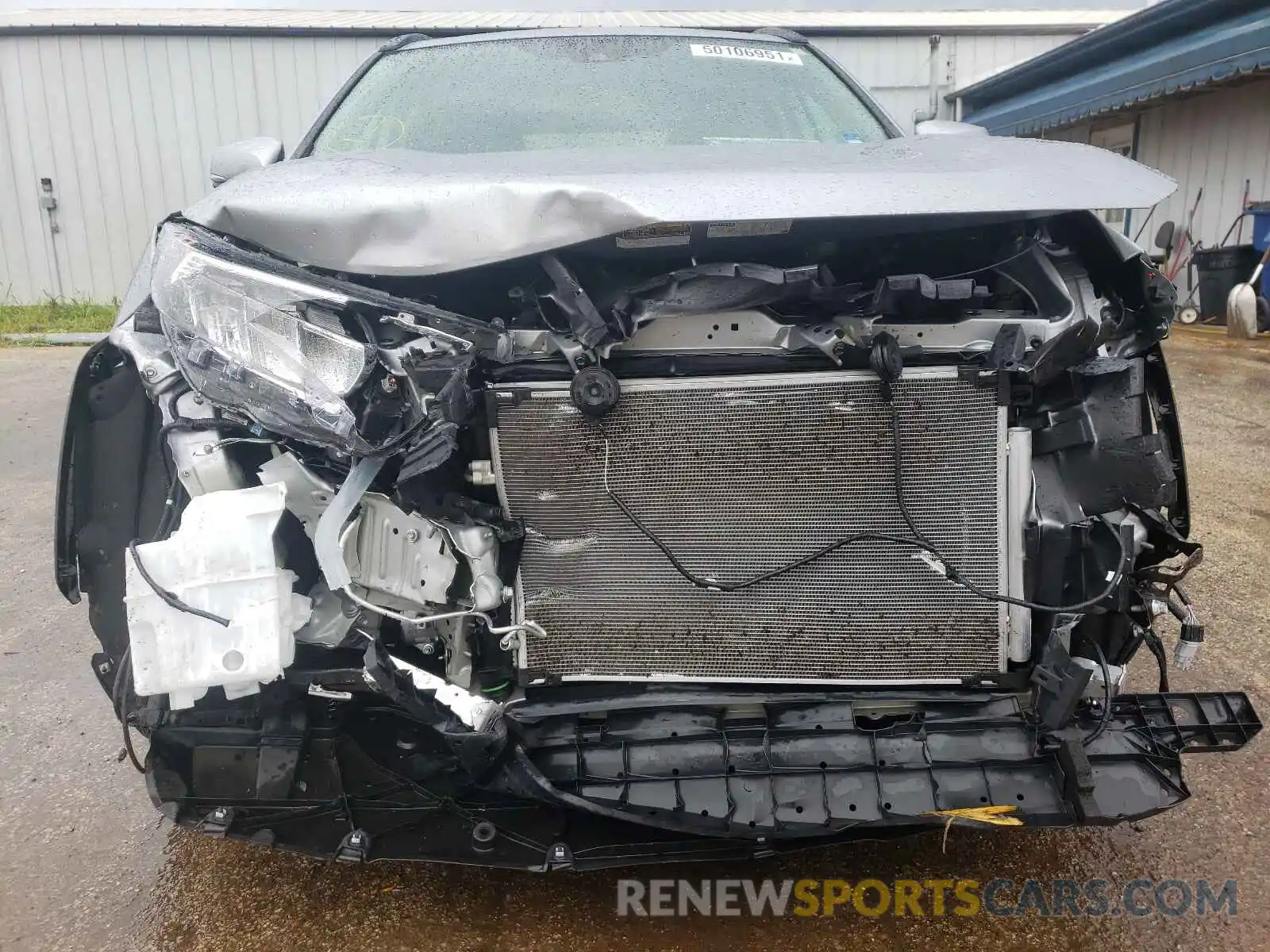 9 Photograph of a damaged car 2T3A1RFV8LW107855 TOYOTA RAV4 2020