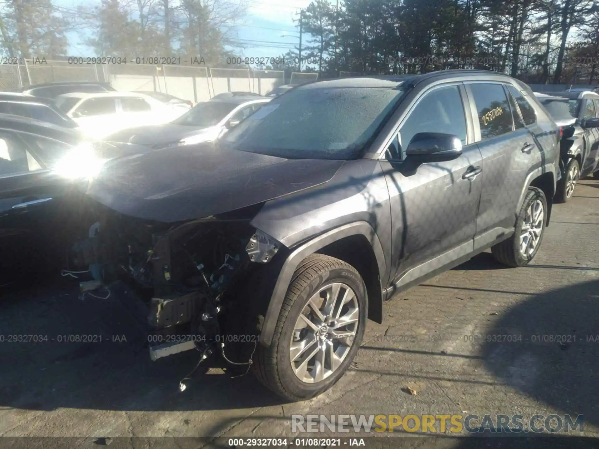 2 Photograph of a damaged car 2T3A1RFV9LC063723 TOYOTA RAV4 2020