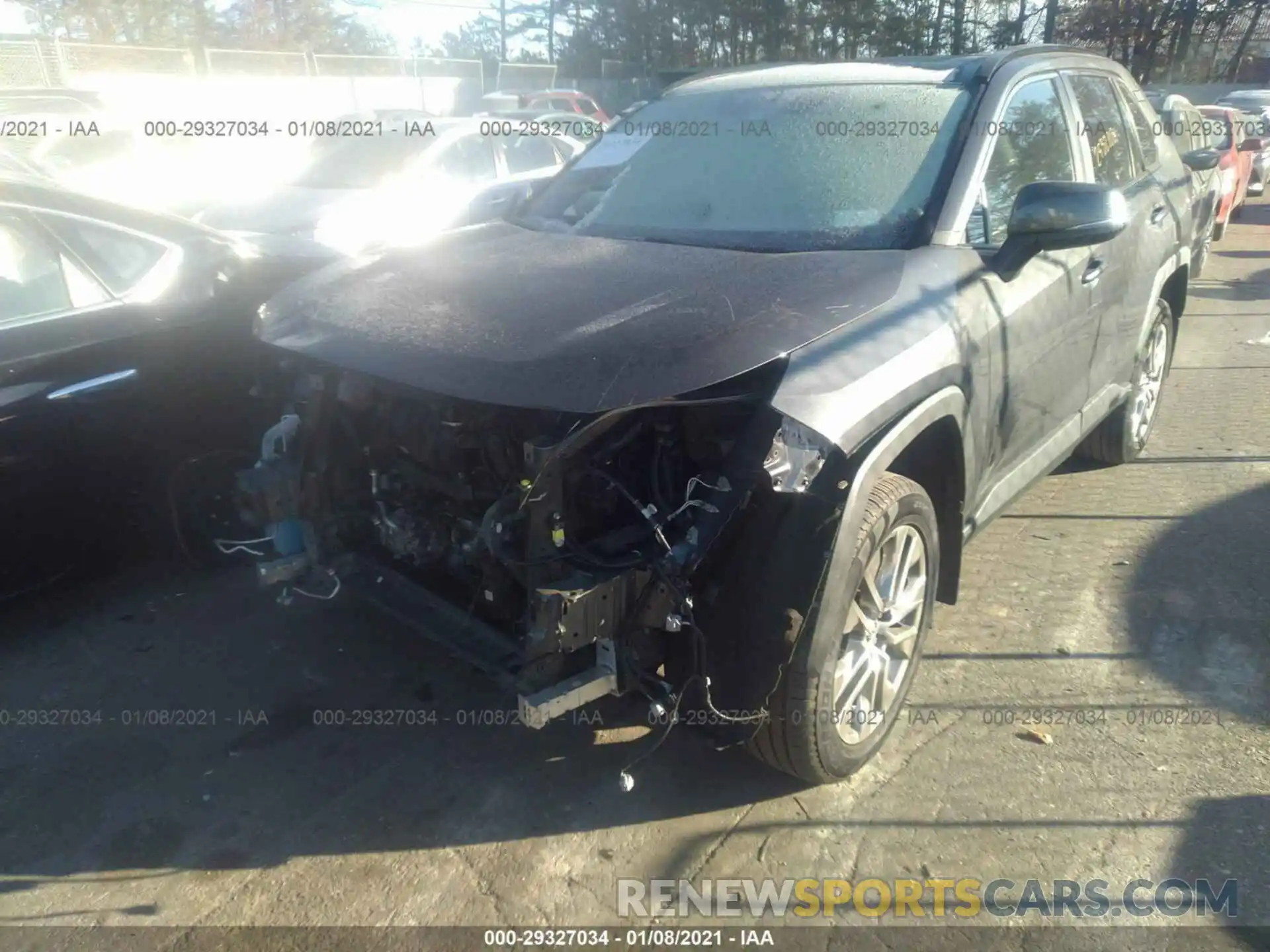 6 Photograph of a damaged car 2T3A1RFV9LC063723 TOYOTA RAV4 2020