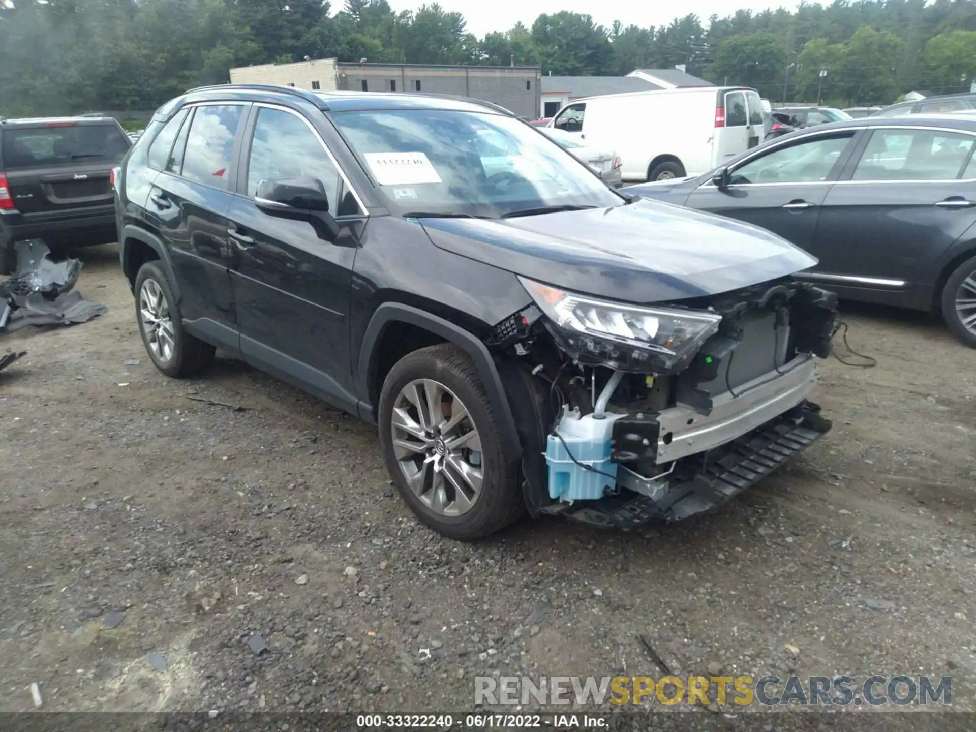 1 Photograph of a damaged car 2T3A1RFV9LW091469 TOYOTA RAV4 2020