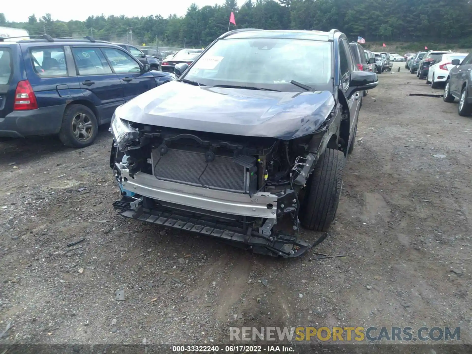 6 Photograph of a damaged car 2T3A1RFV9LW091469 TOYOTA RAV4 2020