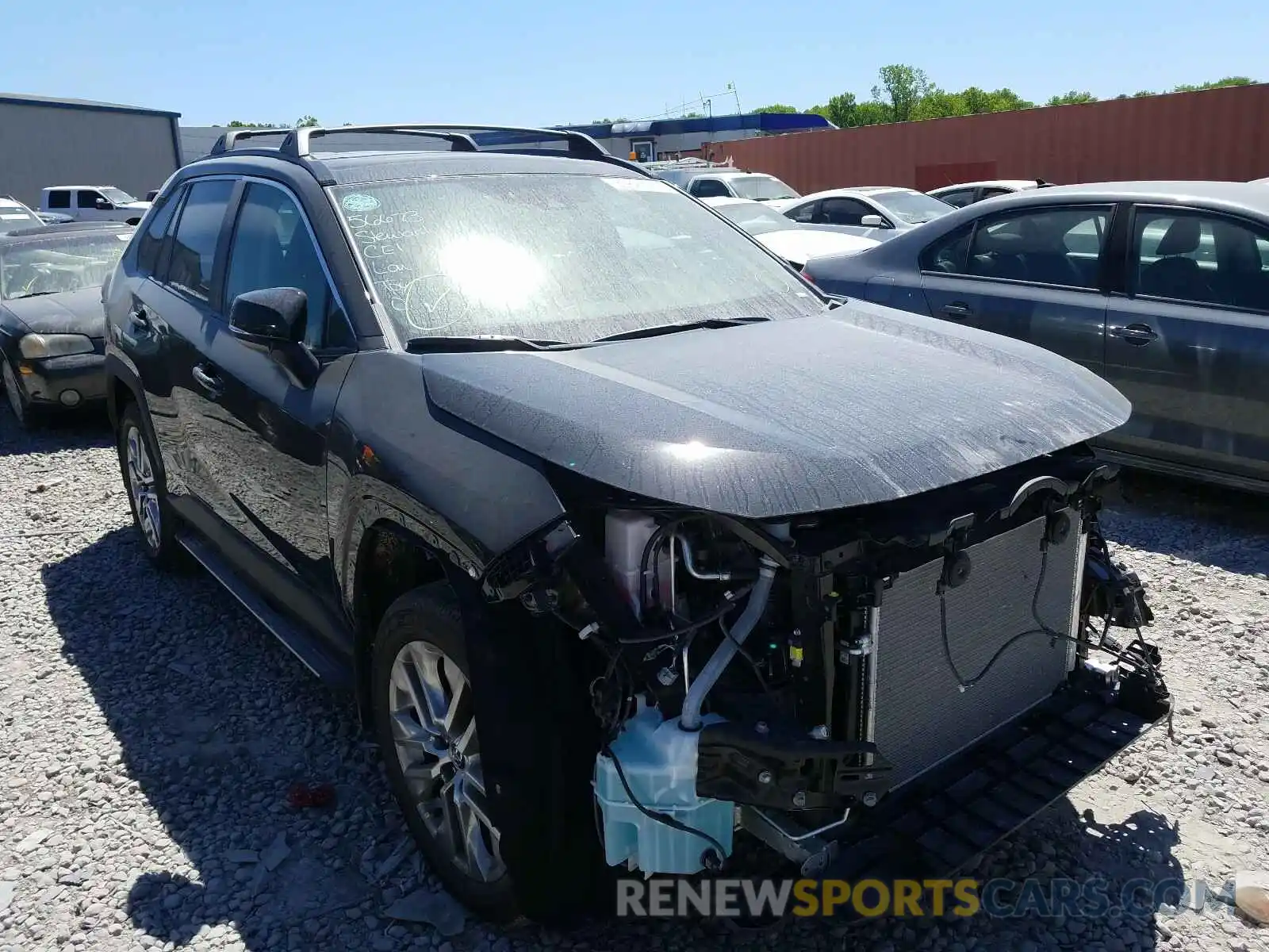 1 Photograph of a damaged car 2T3A1RFVXLC074603 TOYOTA RAV4 2020