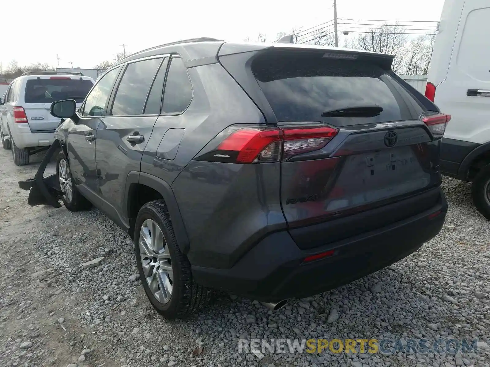 3 Photograph of a damaged car 2T3A1RFVXLC134394 TOYOTA RAV4 2020