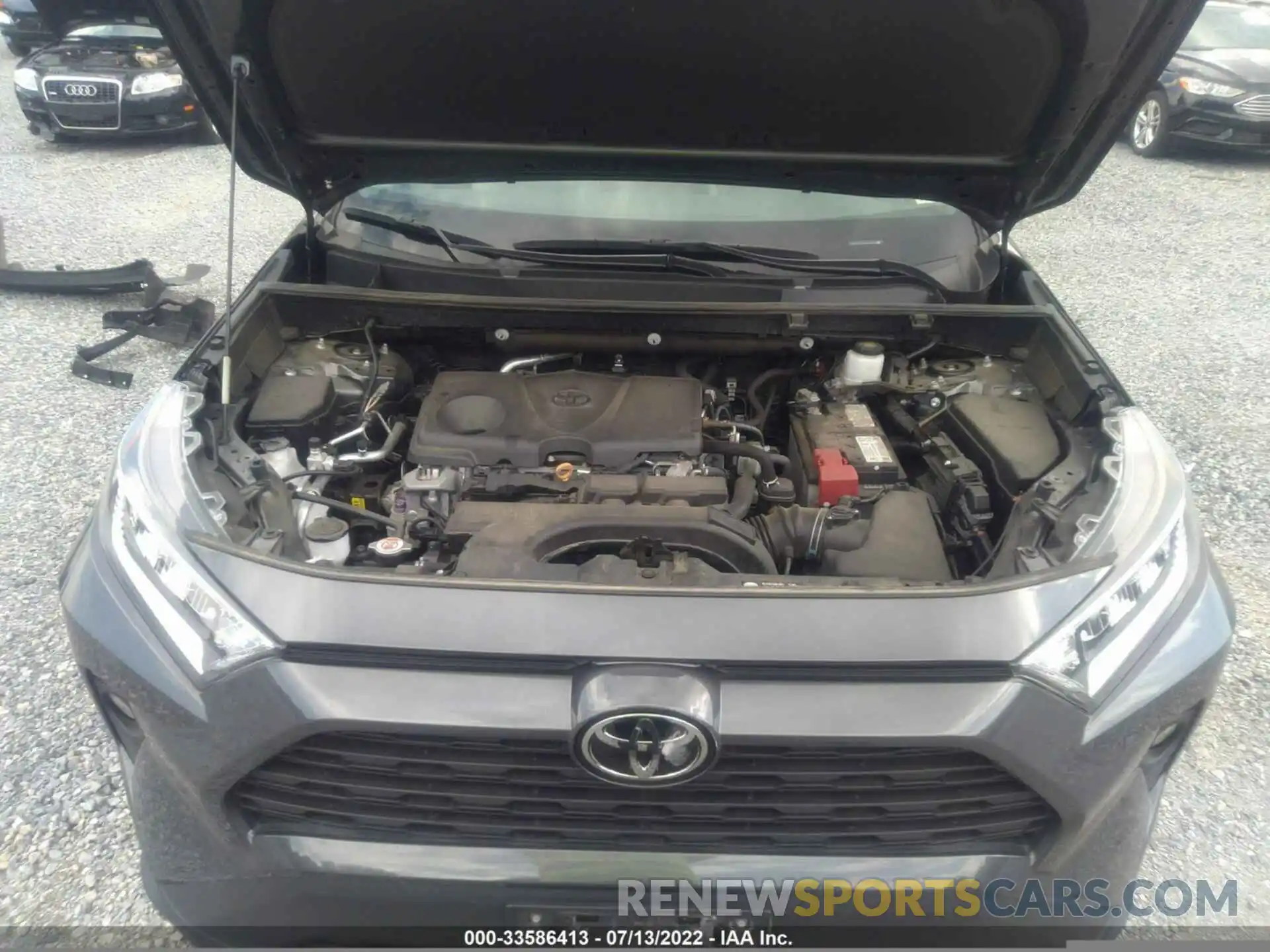 10 Фотография поврежденного автомобиля 2T3A1RFVXLW092419 TOYOTA RAV4 2020