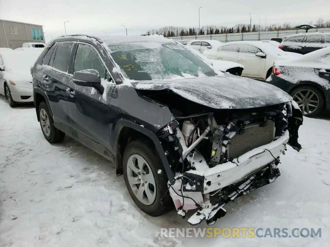 1 Photograph of a damaged car 2T3B1RFV1LC107931 TOYOTA RAV4 2020