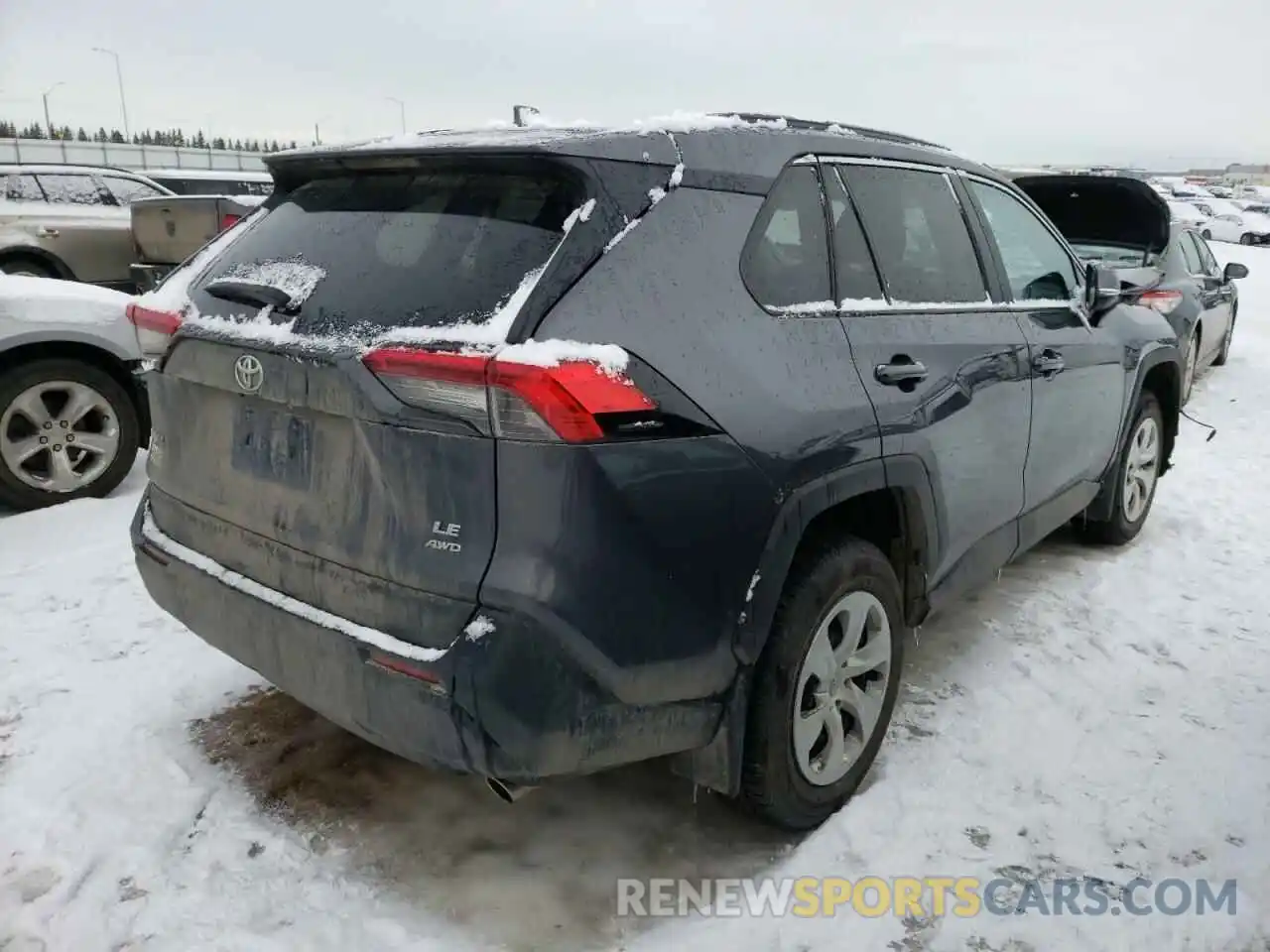 4 Photograph of a damaged car 2T3B1RFV1LC107931 TOYOTA RAV4 2020