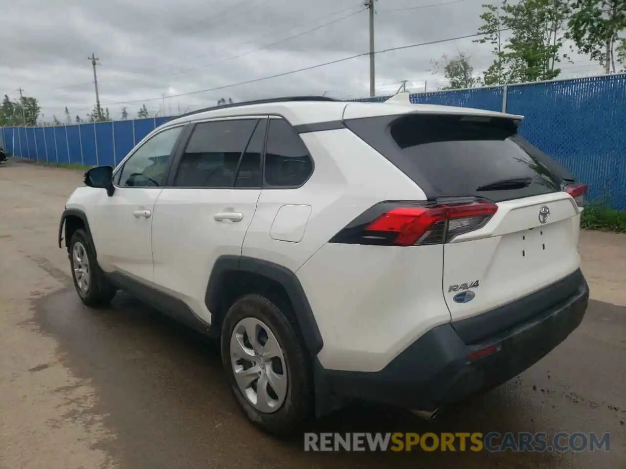 3 Фотография поврежденного автомобиля 2T3B1RFV1LC138189 TOYOTA RAV4 2020