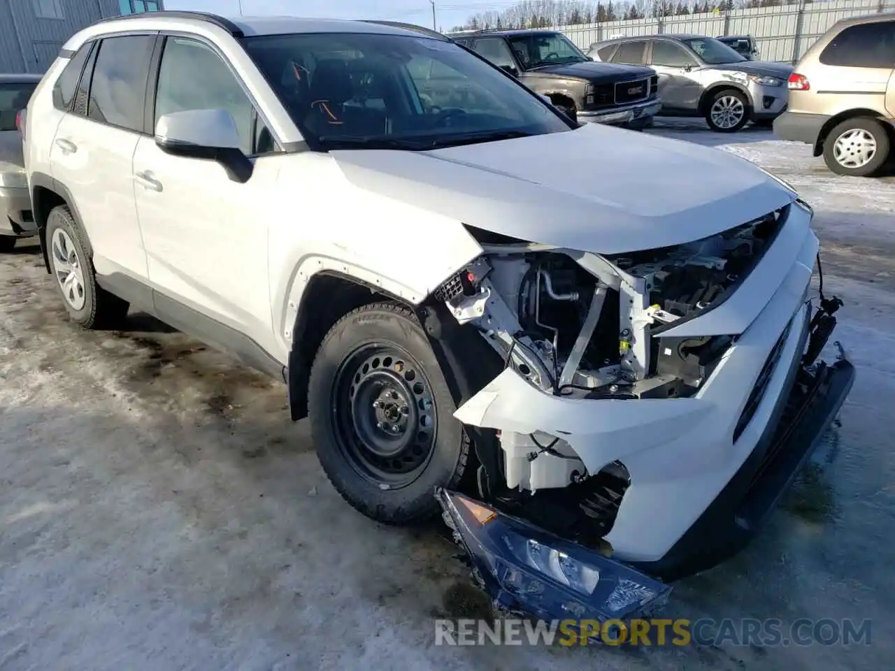 1 Photograph of a damaged car 2T3B1RFV1LC140699 TOYOTA RAV4 2020