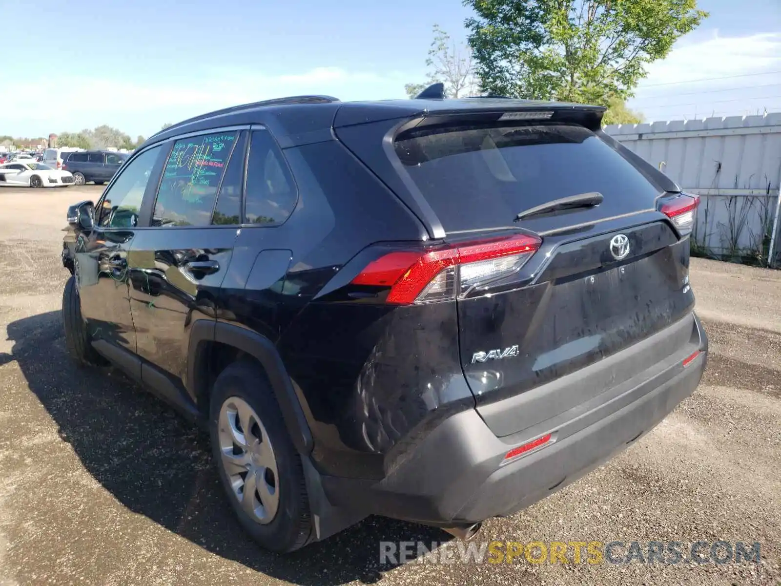 3 Photograph of a damaged car 2T3B1RFV1LW105529 TOYOTA RAV4 2020