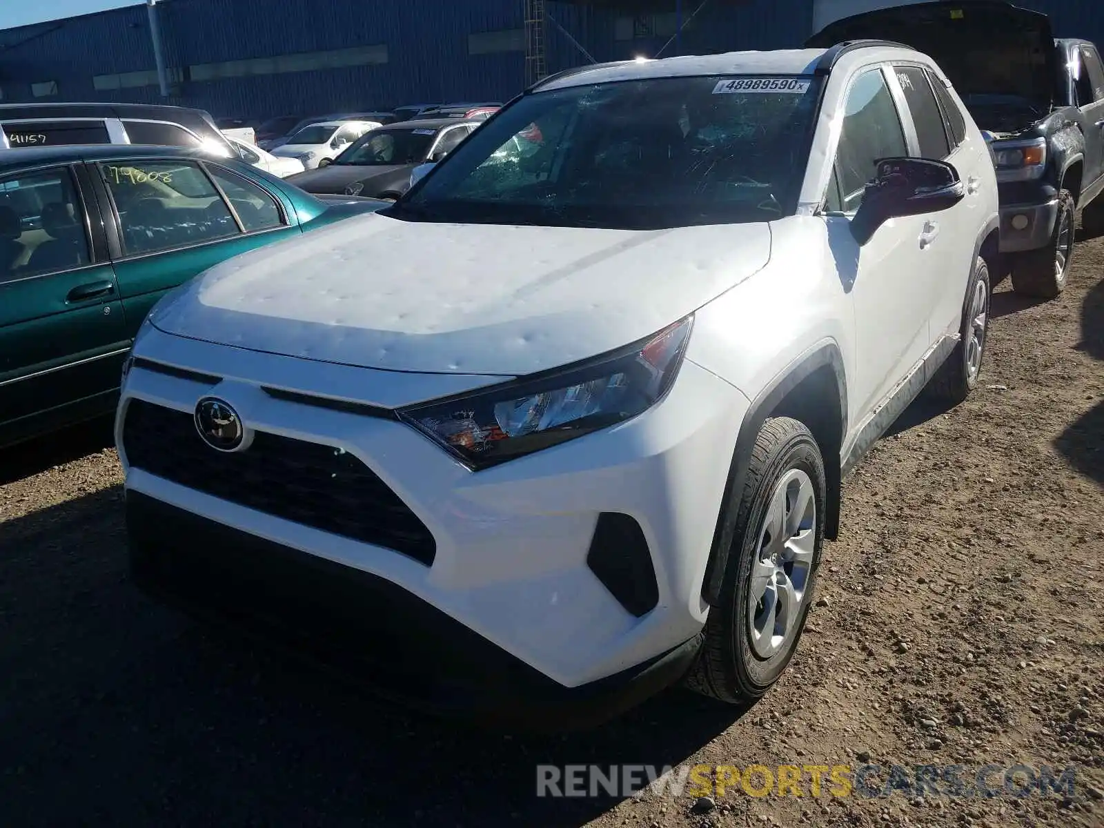 2 Photograph of a damaged car 2T3B1RFV2LC097958 TOYOTA RAV4 2020