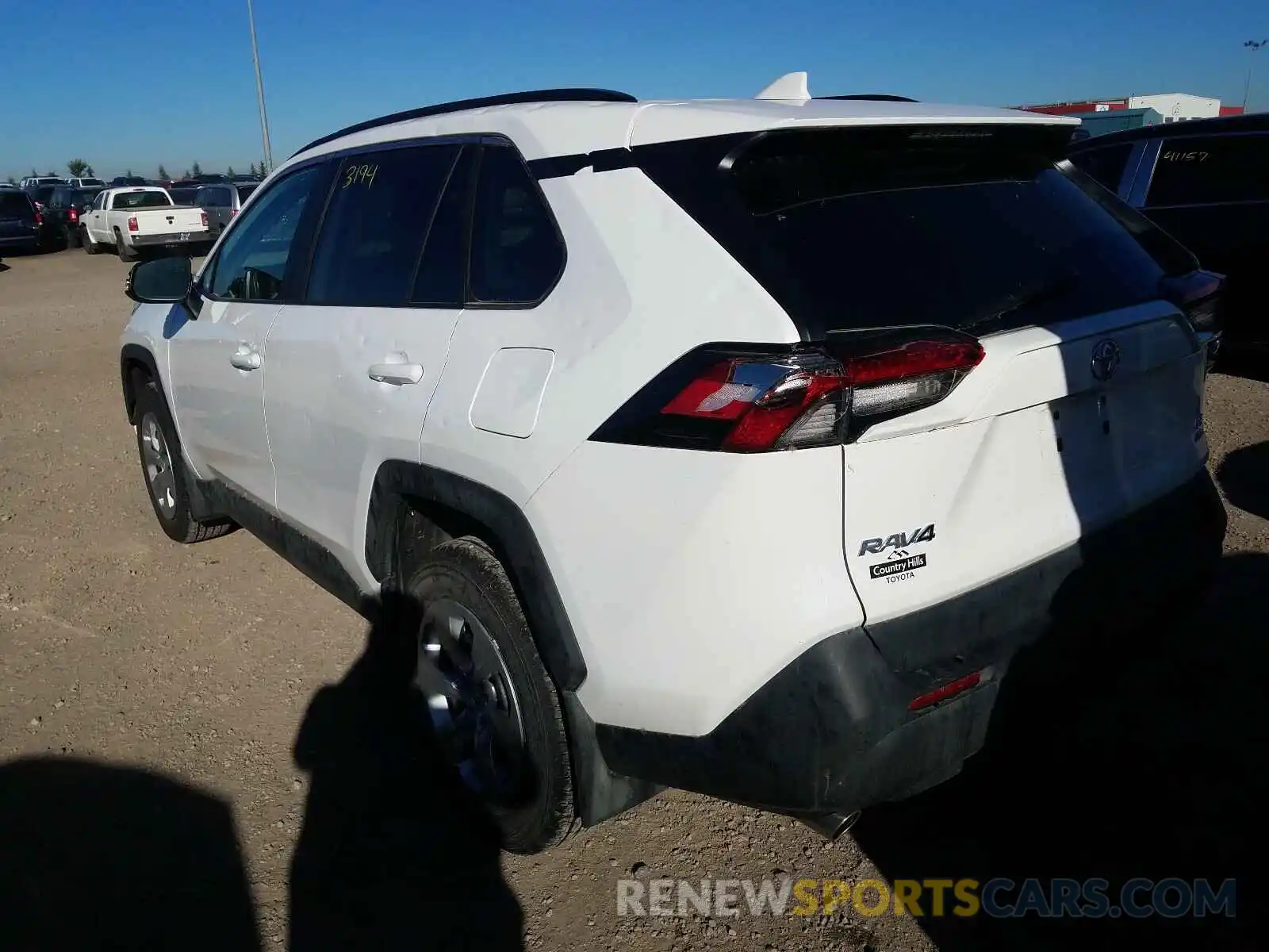 3 Photograph of a damaged car 2T3B1RFV2LC097958 TOYOTA RAV4 2020