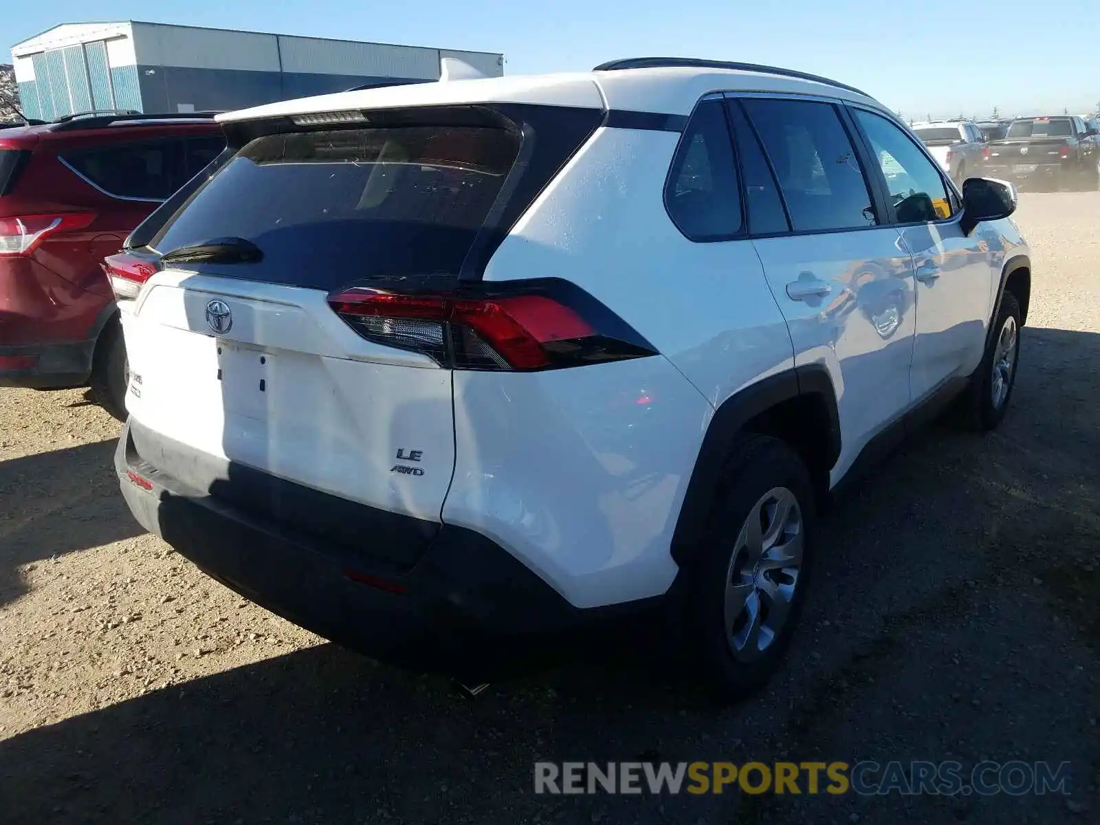 4 Photograph of a damaged car 2T3B1RFV2LC097958 TOYOTA RAV4 2020