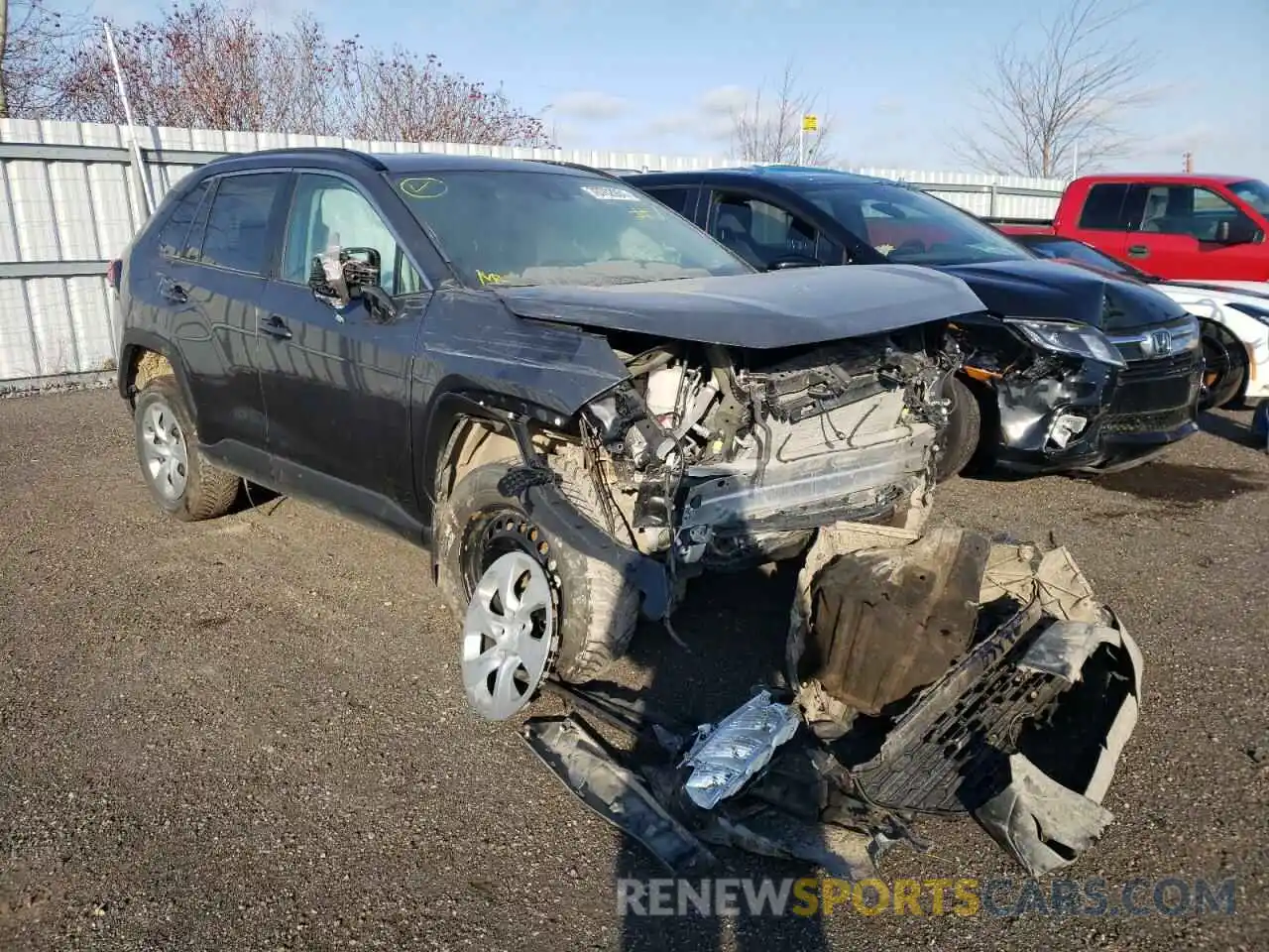 1 Photograph of a damaged car 2T3B1RFV2LW091138 TOYOTA RAV4 2020