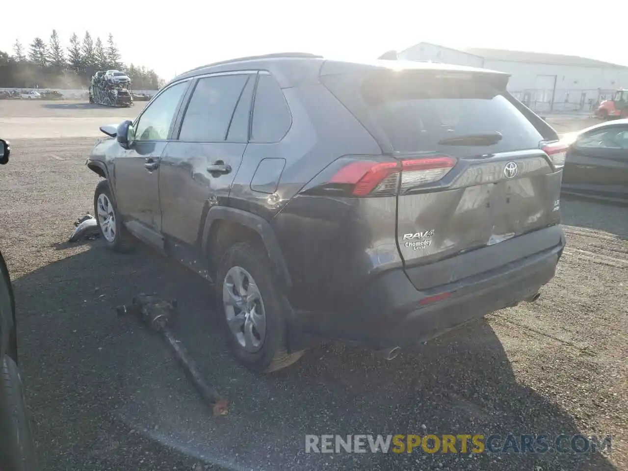 3 Photograph of a damaged car 2T3B1RFV2LW091138 TOYOTA RAV4 2020